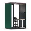 Omni Two Electrical Work Station RAL Moss Green Dark Grey Pet Board View 03