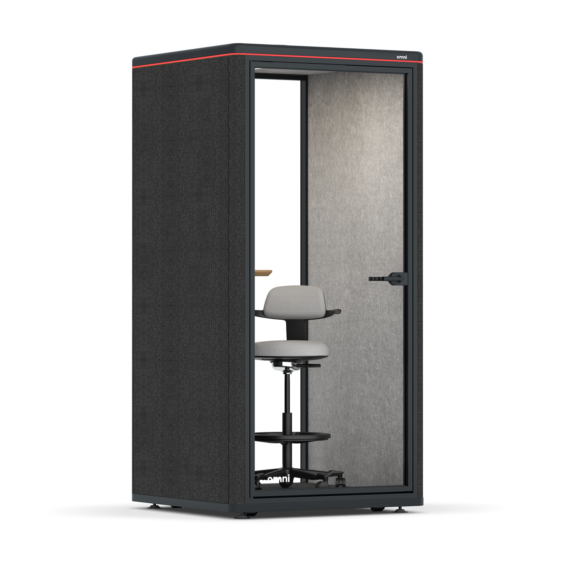 Omni One PlusAdjustable Device Shelf / Gabriel Medley Black / #615f5d