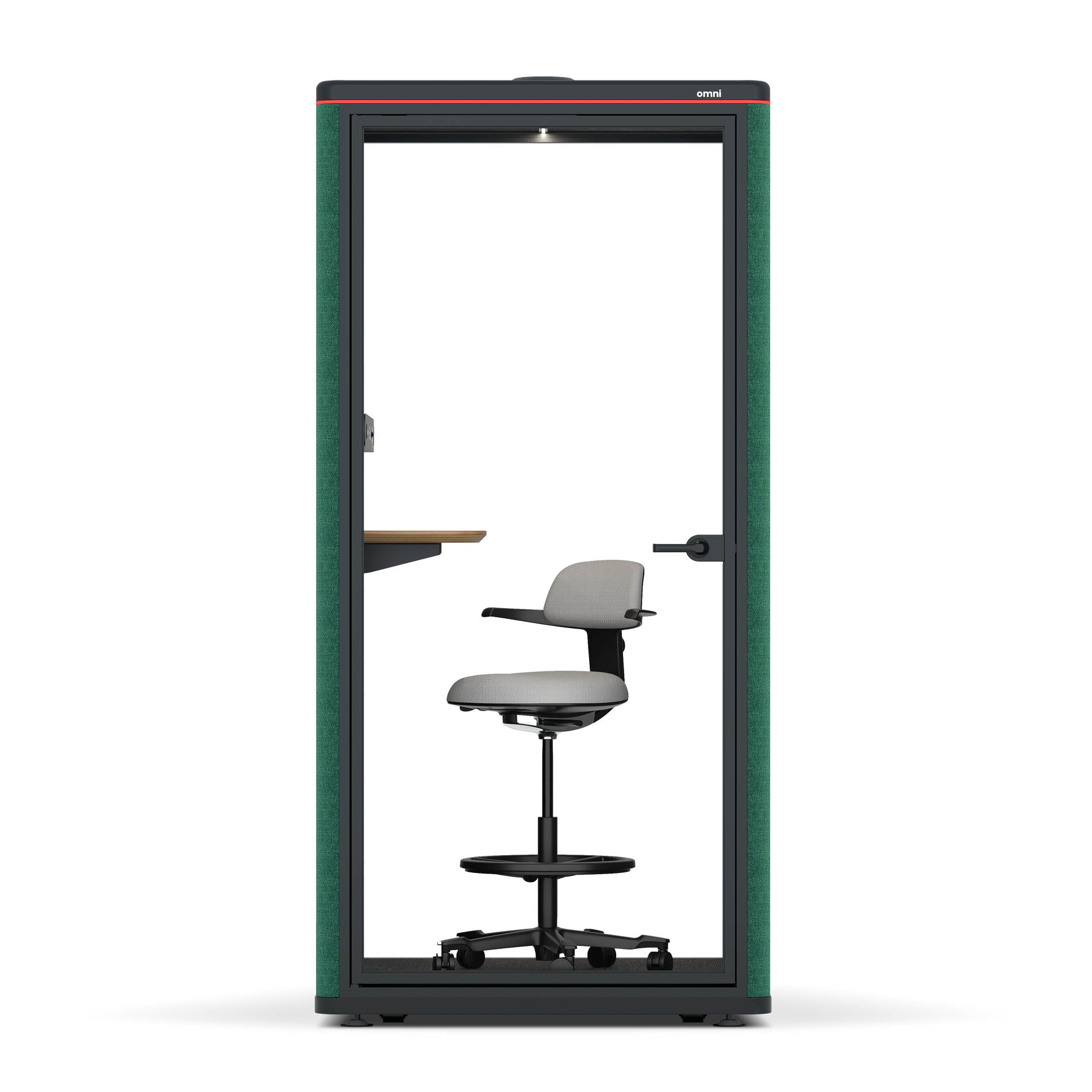 Omni One PlusAdjustable Device Shelf / Gabriel Medley Forest Green / #615f5d