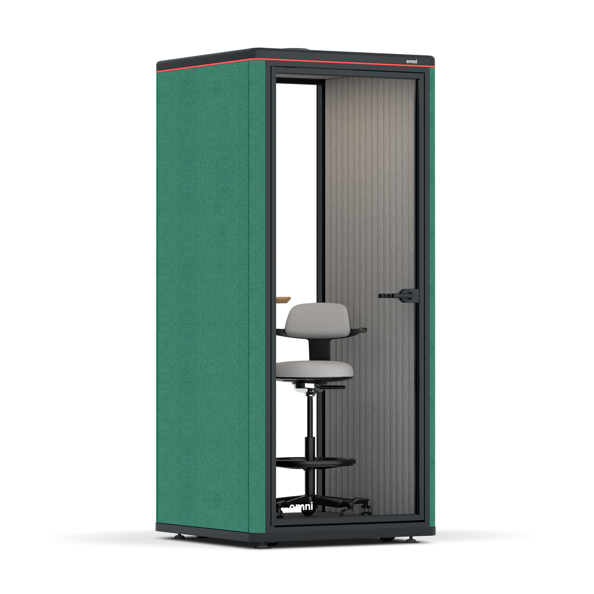 Omni OneAdjustable Device Shelf / Gabriel Medley Forest Green / #a49f98