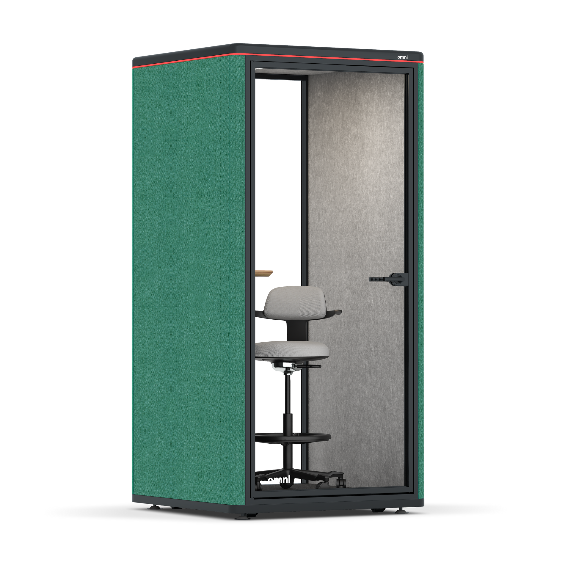 Omni One PlusAdjustable Device Shelf / Gabriel Medley Forest Green / #615f5d