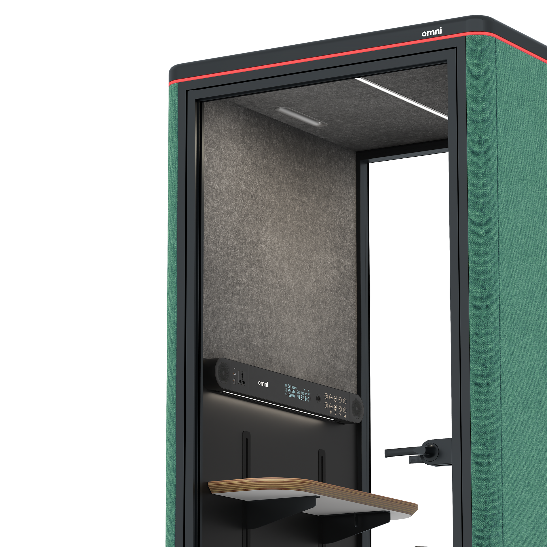 Omni OneAdjustable Device Shelf / Gabriel Medley Forest Green / #615f5d
