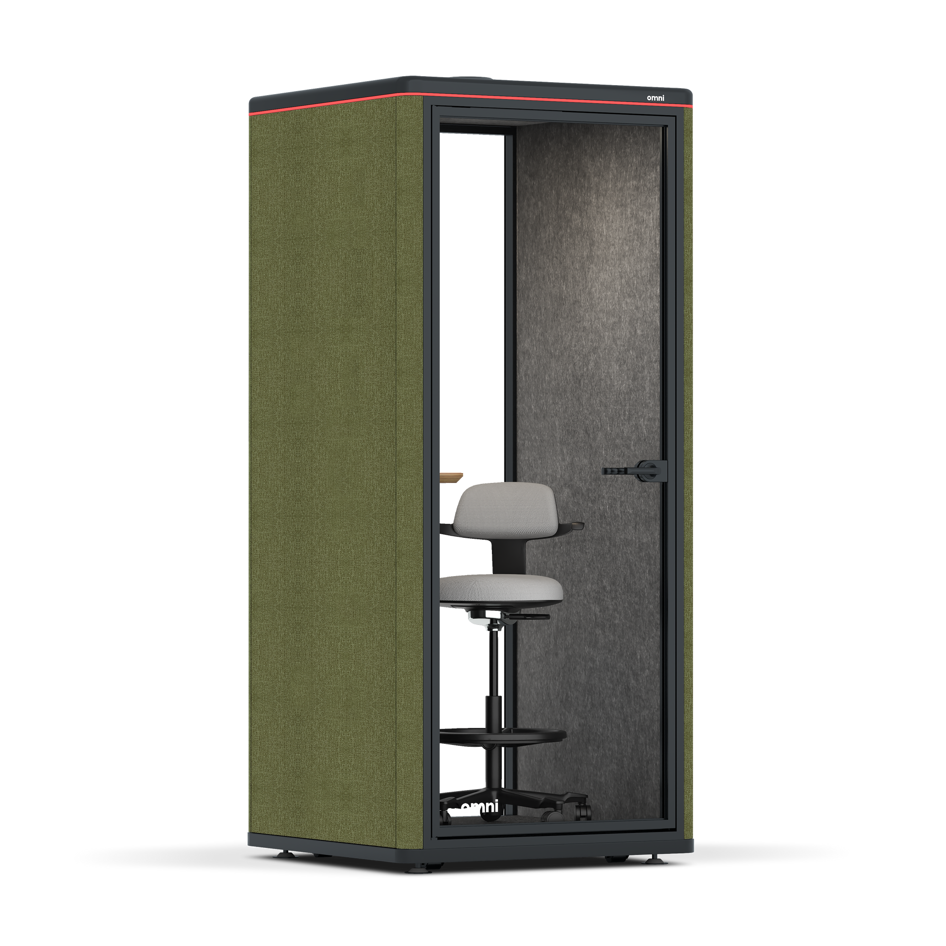 Omni OneAdjustable Device Shelf / Gabriel Medley Meadow Green / #615f5d