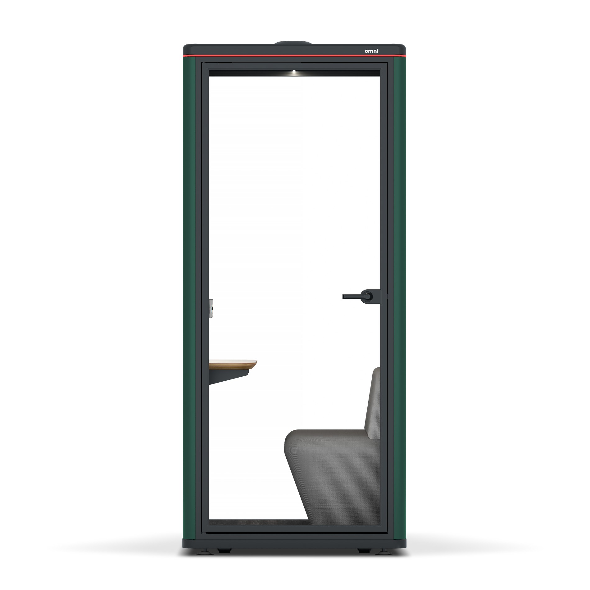 Omni OneCompact Sit-down / RAL Moss Green / Dark Grey Pet Board