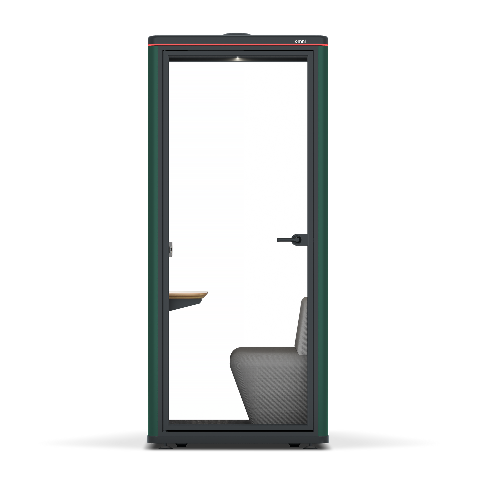 Omni OneCompact Sit-down / RAL Moss Green / Light Grey Pet Board