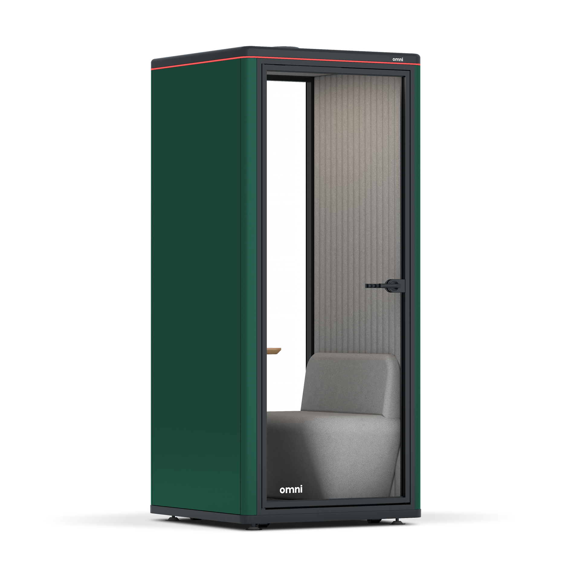 Omni OneCompact Sit-down / RAL Moss Green / Grey Corrugated