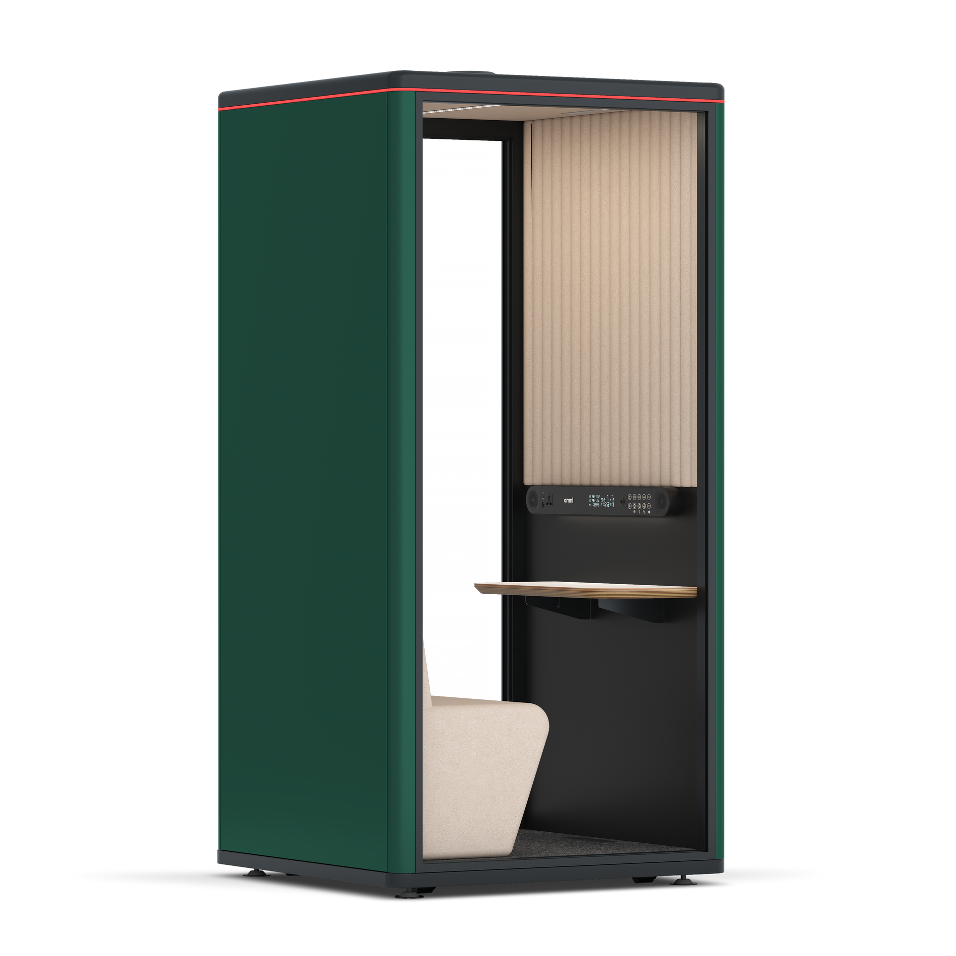 Omni One PlusPlus Sit-down / RAL Moss Green / Beige Corrugated