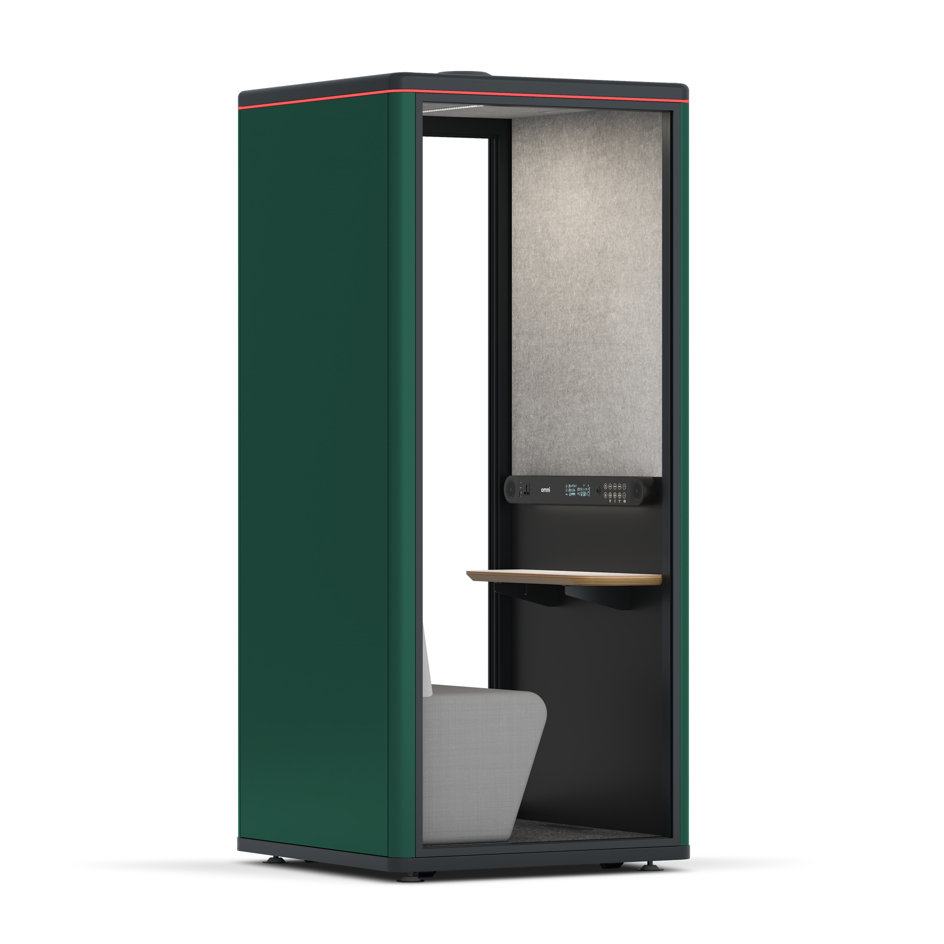 Omni OneCompact Sit-down / RAL Moss Green / Light Grey Pet Board