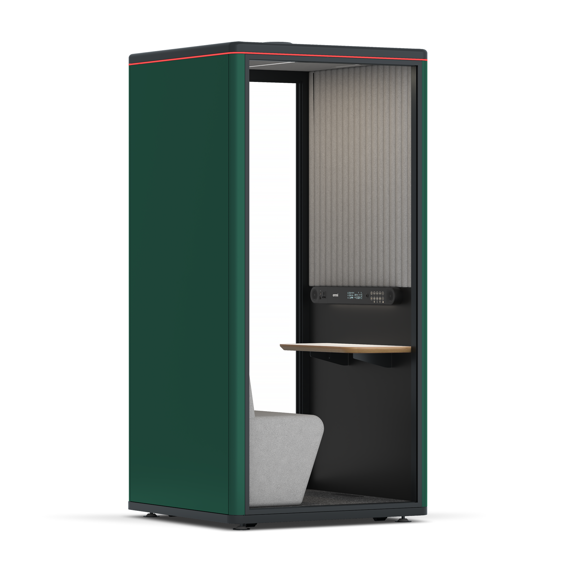 Omni One PlusPlus Sit-down / RAL Moss Green / Grey Corrugated