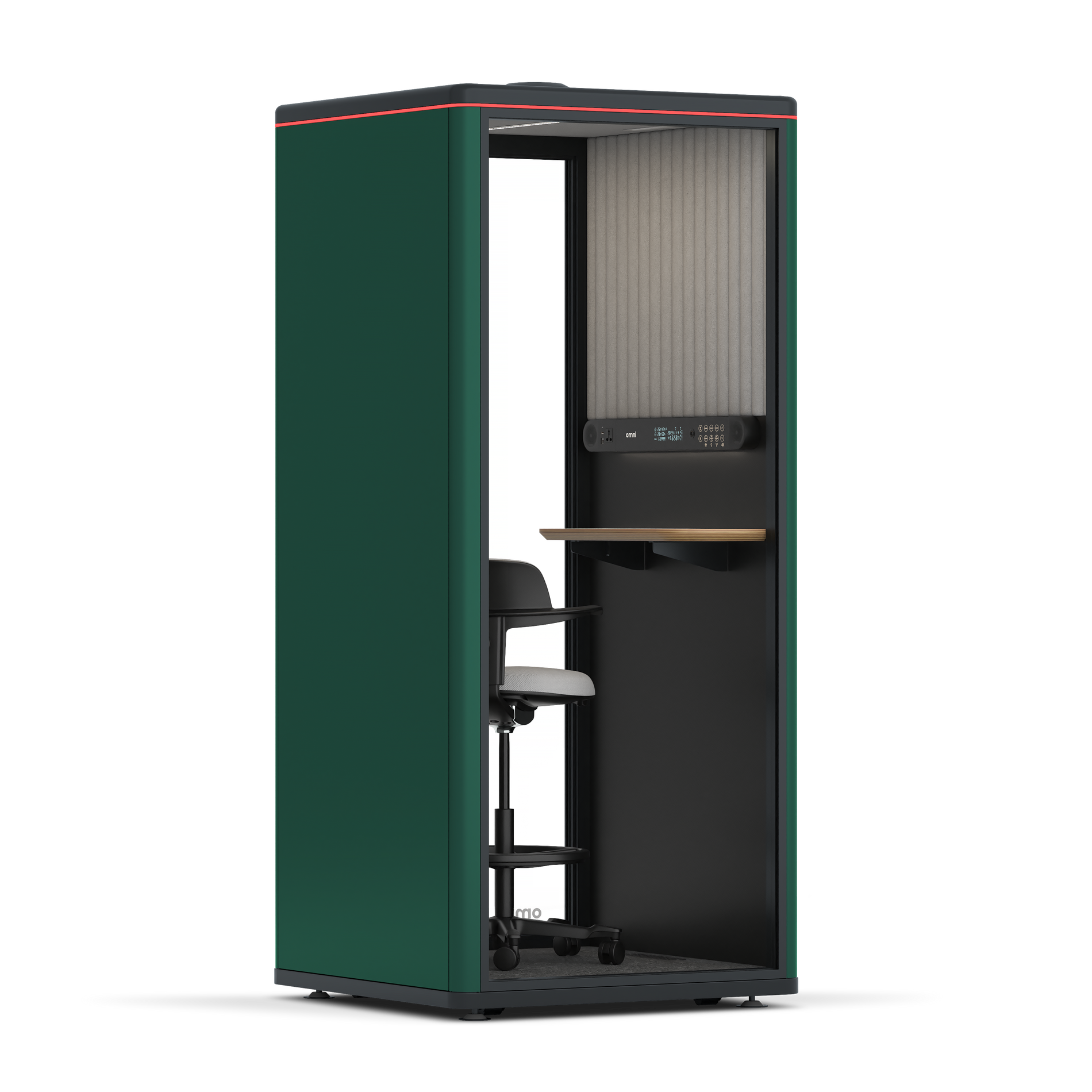 Omni OneStatic Device Shelf / RAL Moss Green / #a49f98