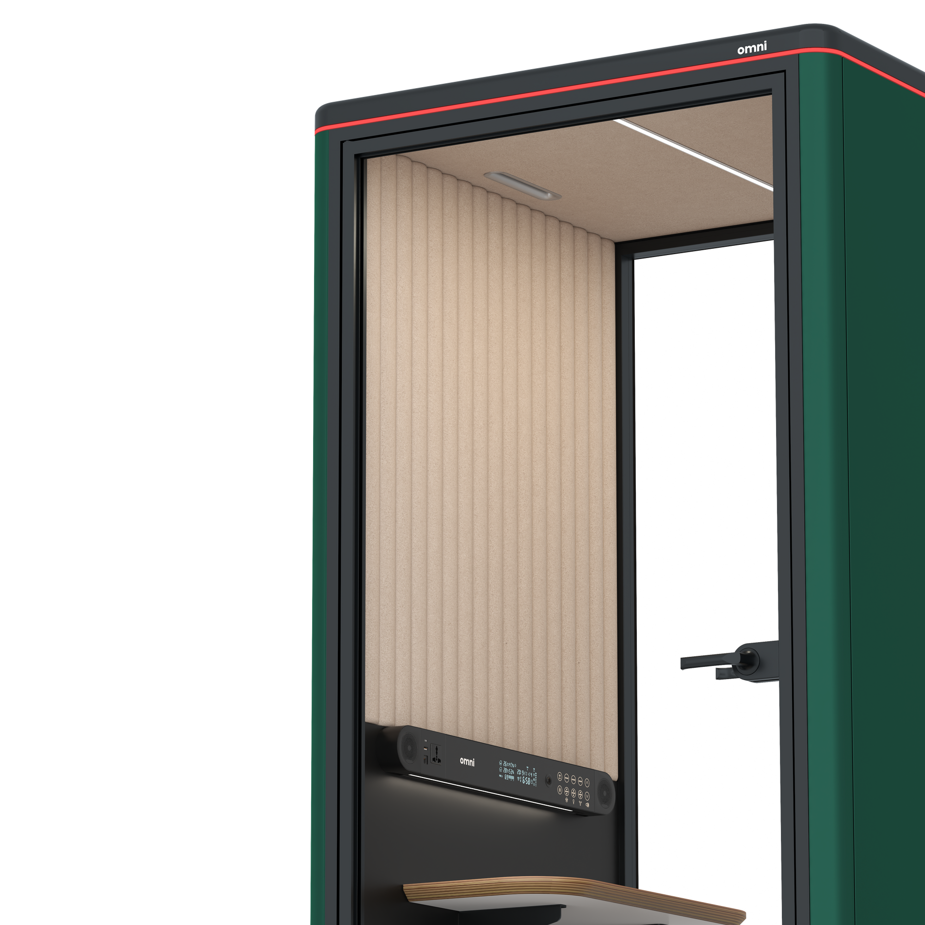 Omni One PlusPlus Sit-down / RAL Moss Green / Beige Corrugated