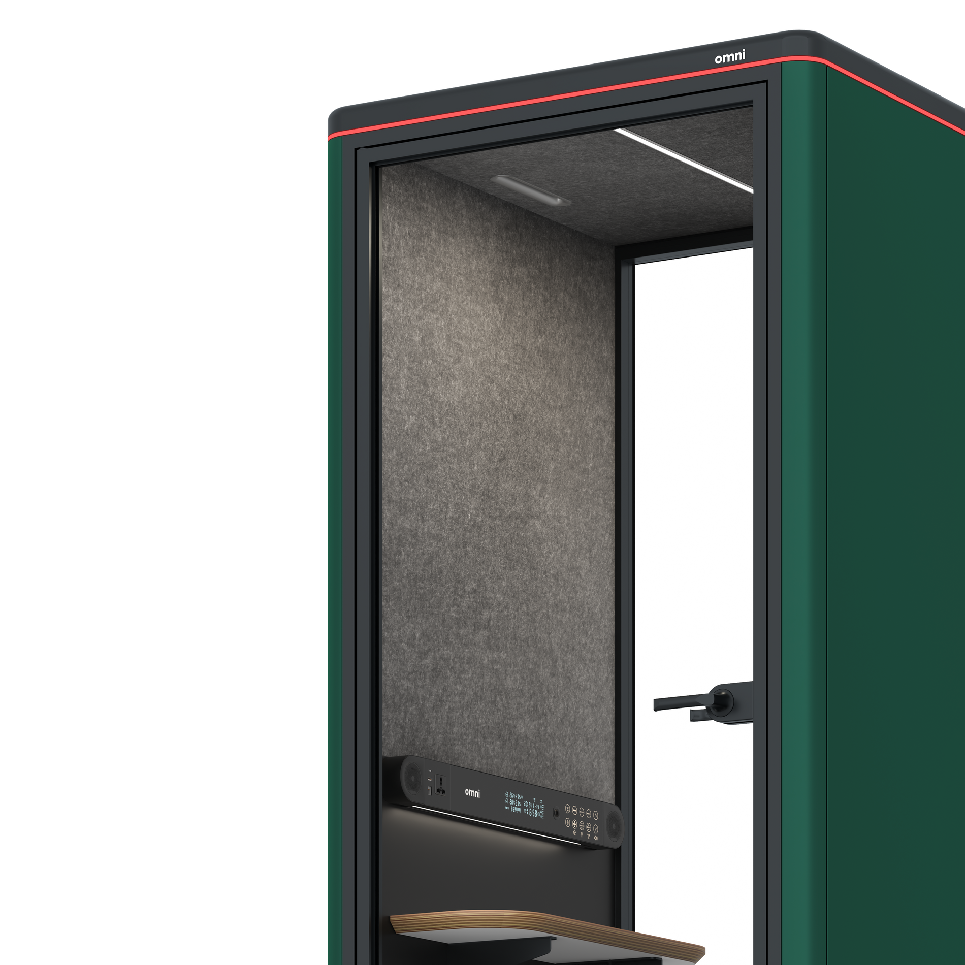 Omni OneCompact Sit-down / RAL Moss Green / Dark Grey Pet Board