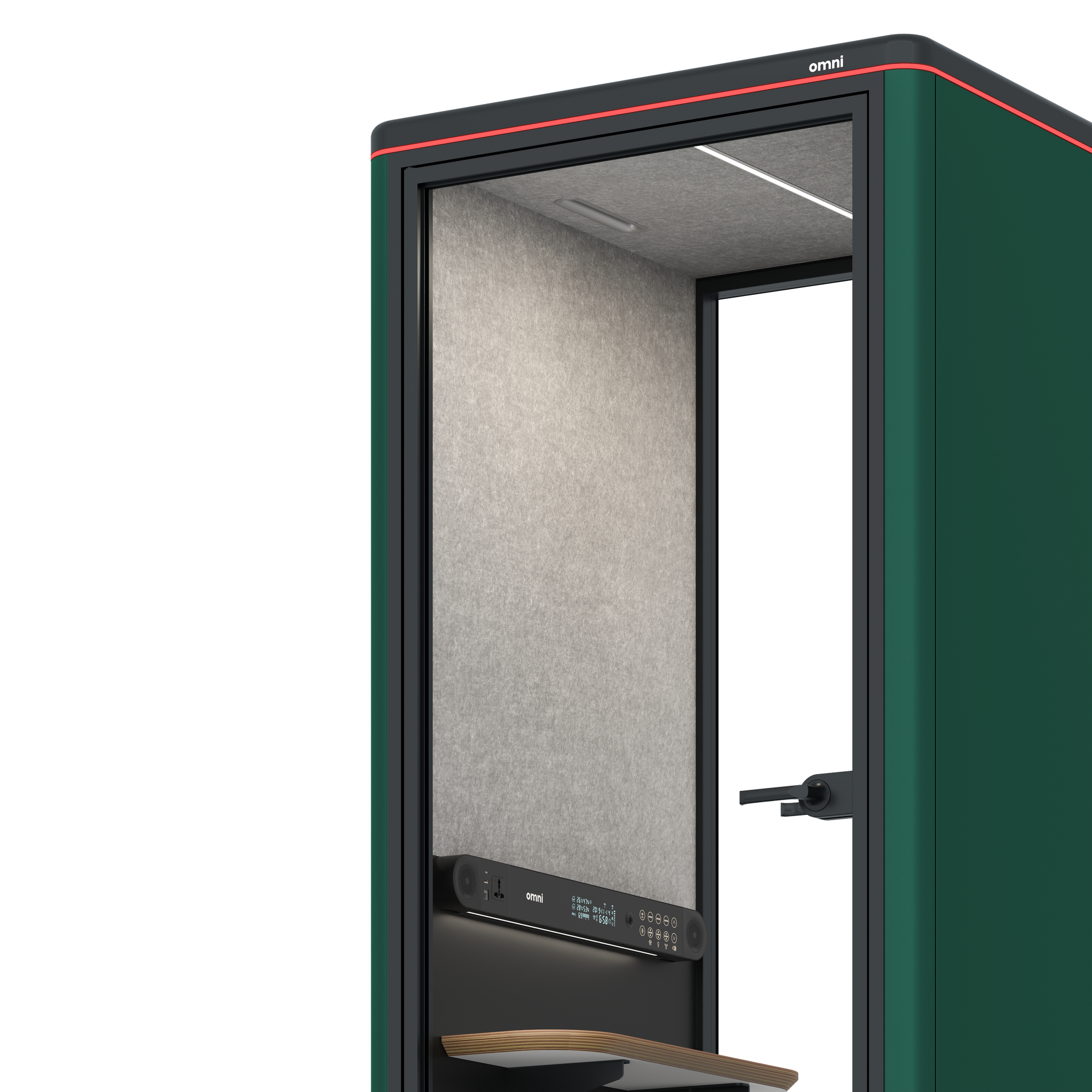 Omni OneCompact Sit-down / RAL Moss Green / Light Grey Pet Board