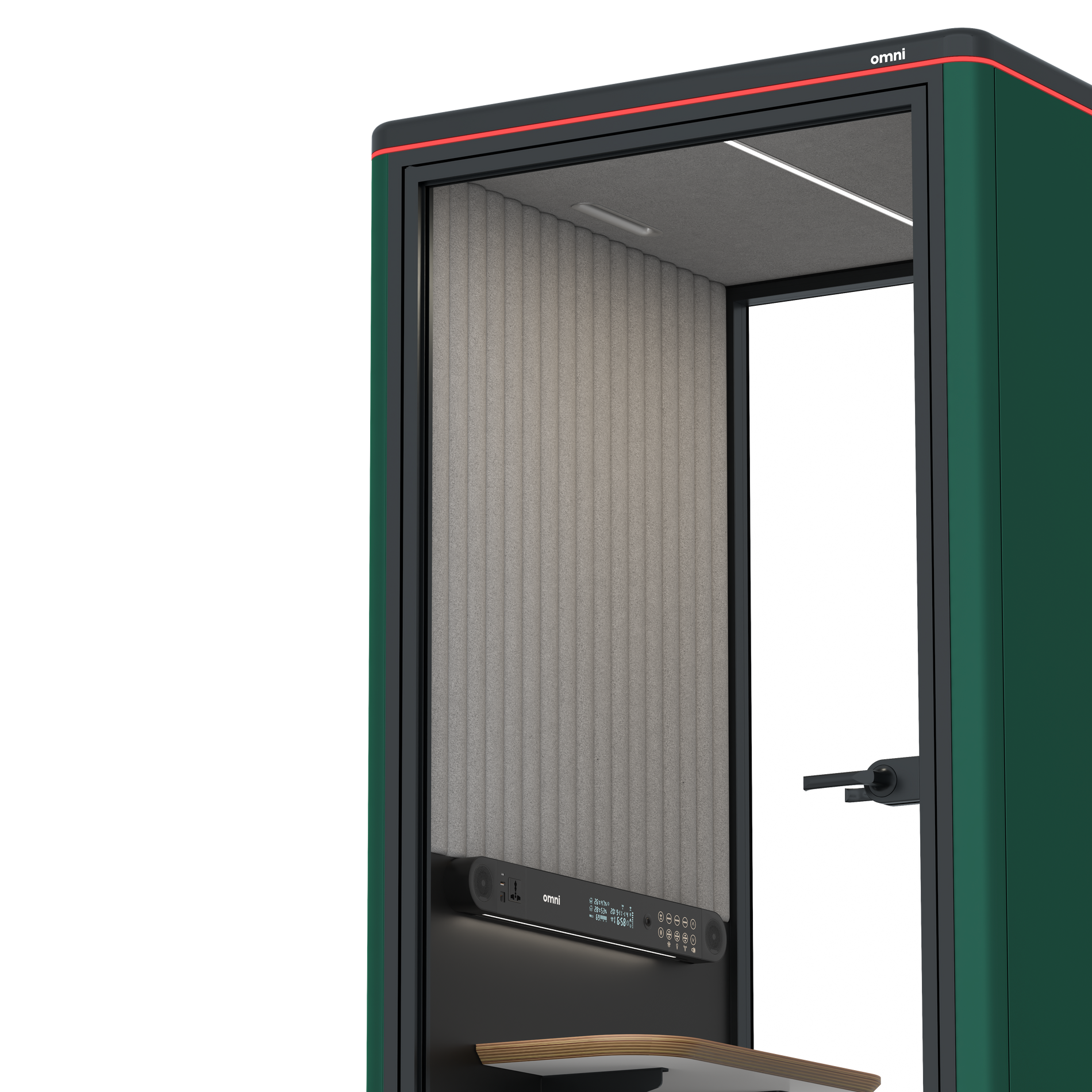 Omni One PlusPlus Sit-down / RAL Moss Green / Grey Corrugated