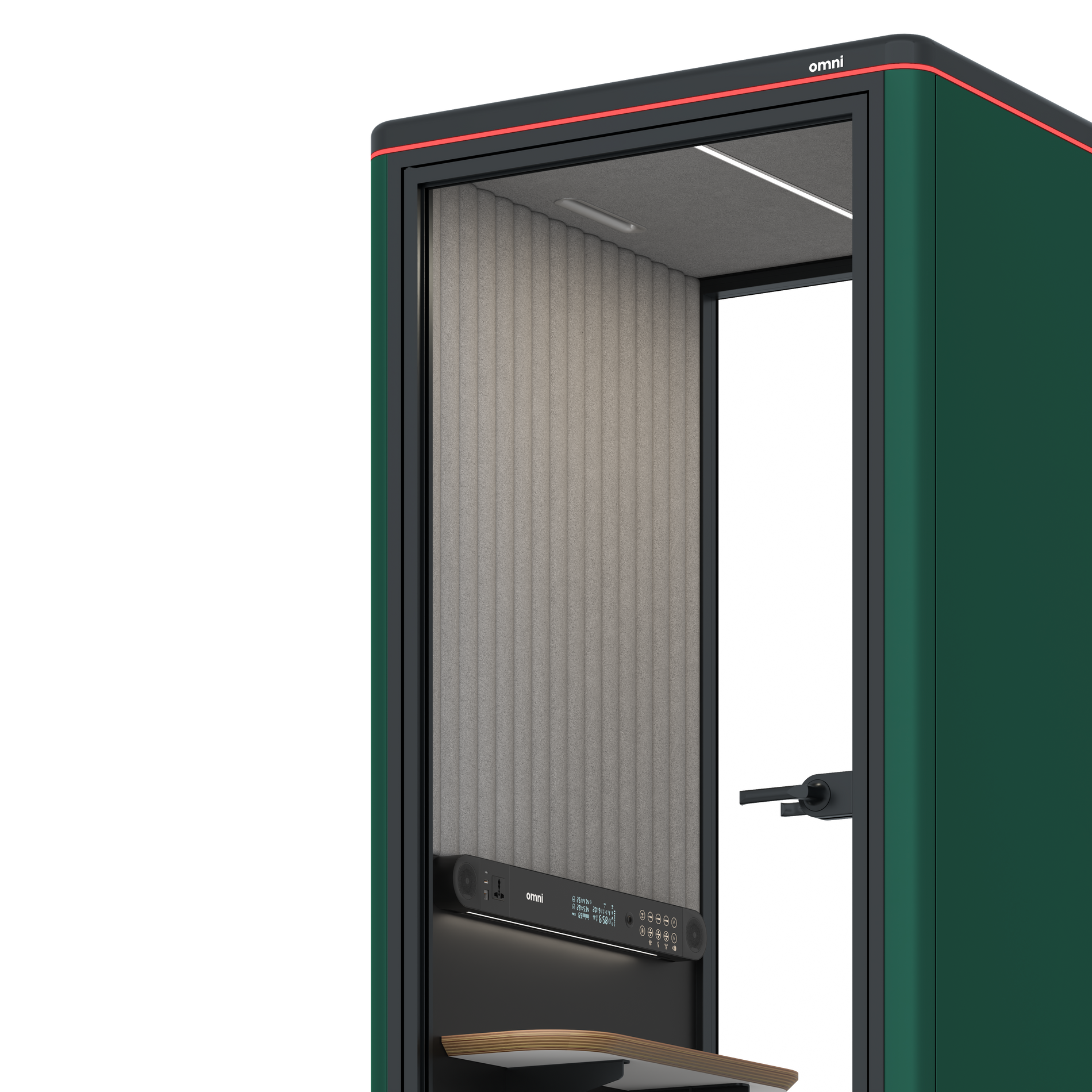 Omni OneCompact Sit-down / RAL Moss Green / Grey Corrugated