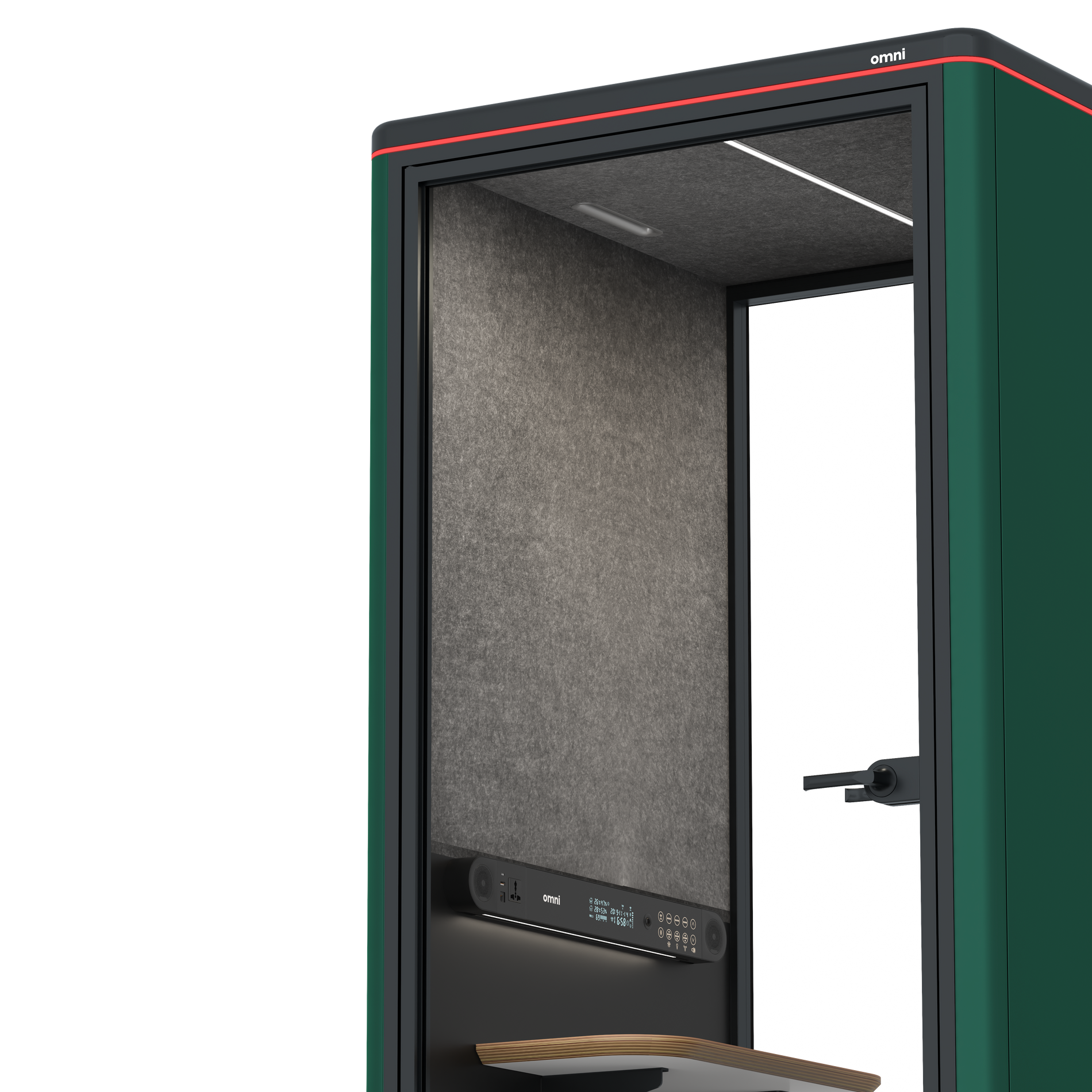 Omni One PlusPlus Sit-down / RAL Moss Green / Dark Grey Pet Board
