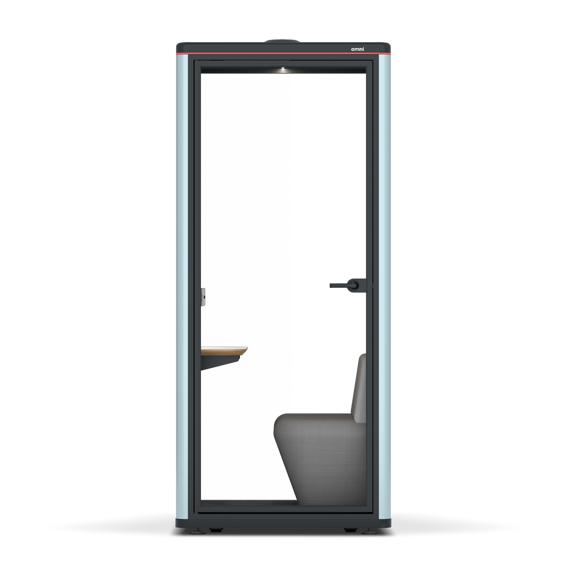 Omni OneCompact Sit-down / RAL Grey Blue / Dark Grey Pet Board