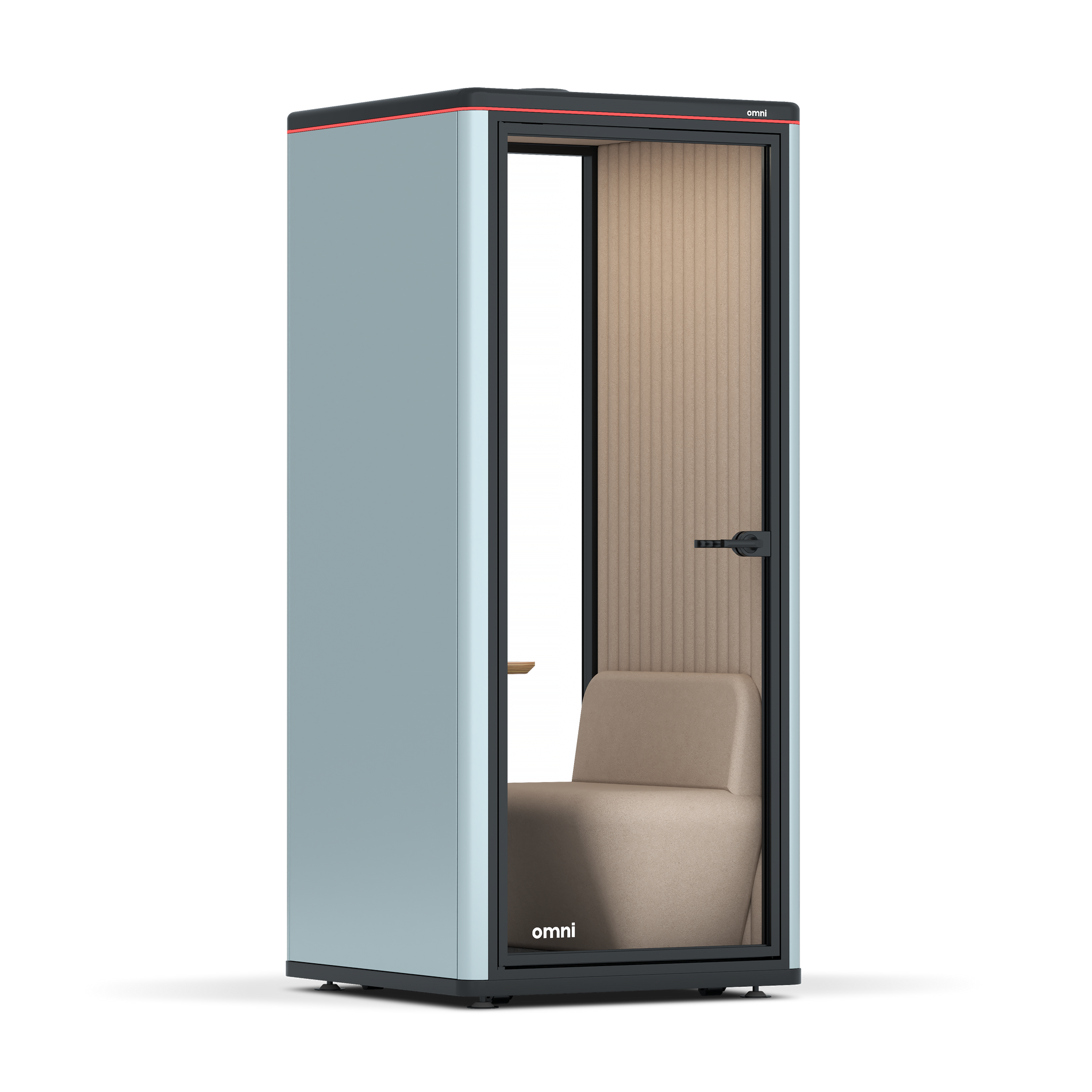 Omni OneCompact Sit-down / RAL Grey Blue / Beige Corrugated