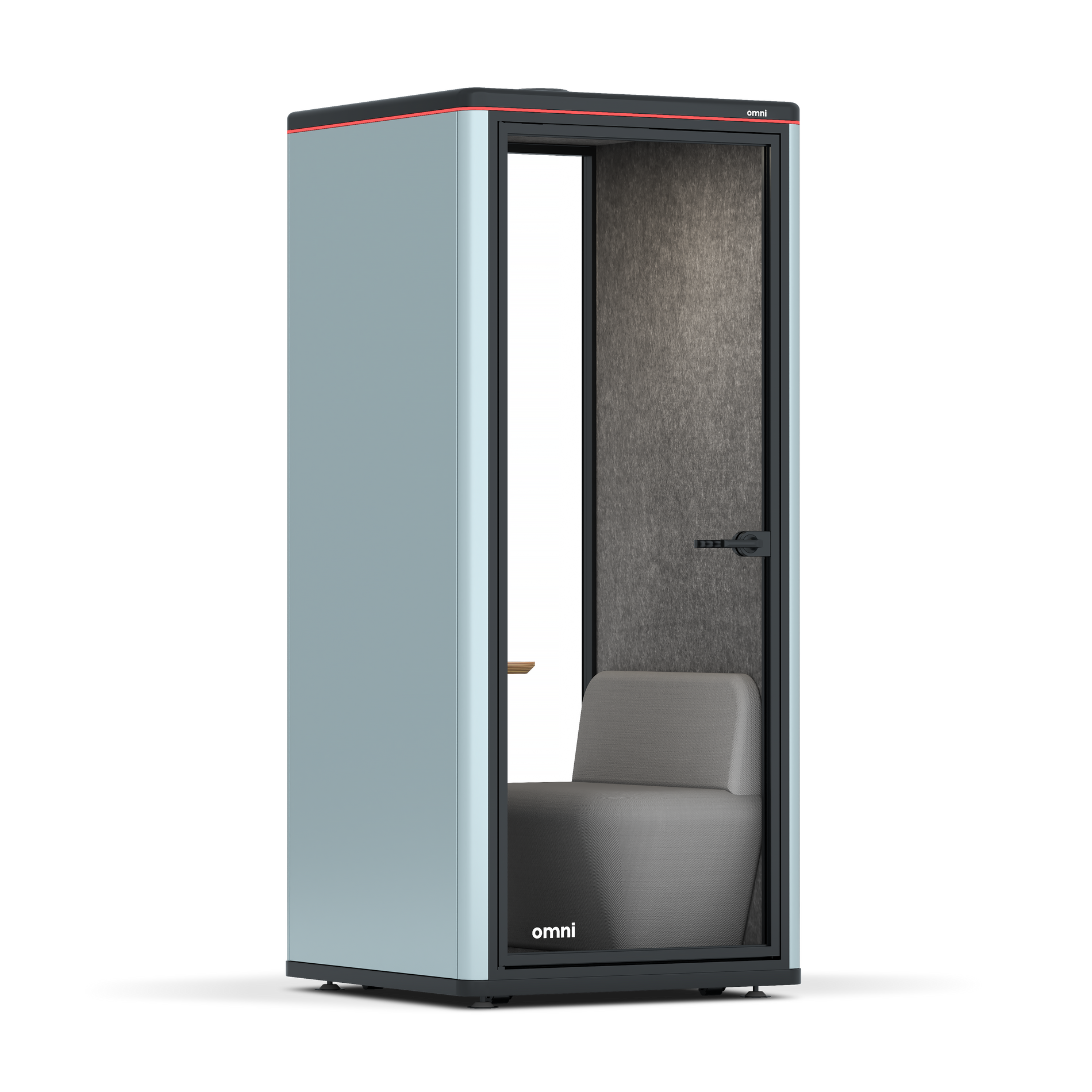 Omni OneCompact Sit-down / RAL Grey Blue / Dark Grey Pet Board