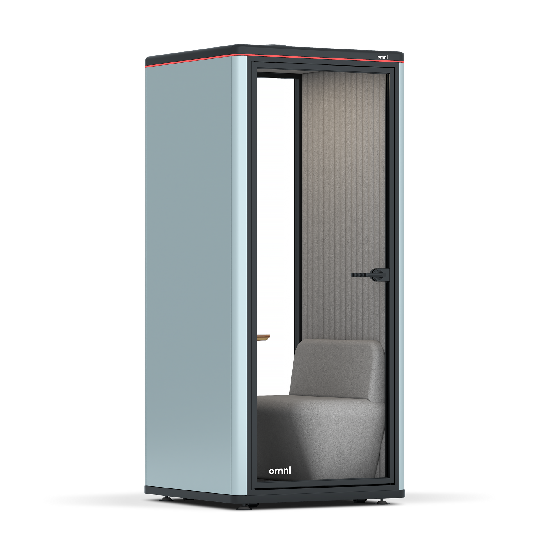 Omni OneCompact Sit-down / RAL Grey Blue / Grey Corrugated