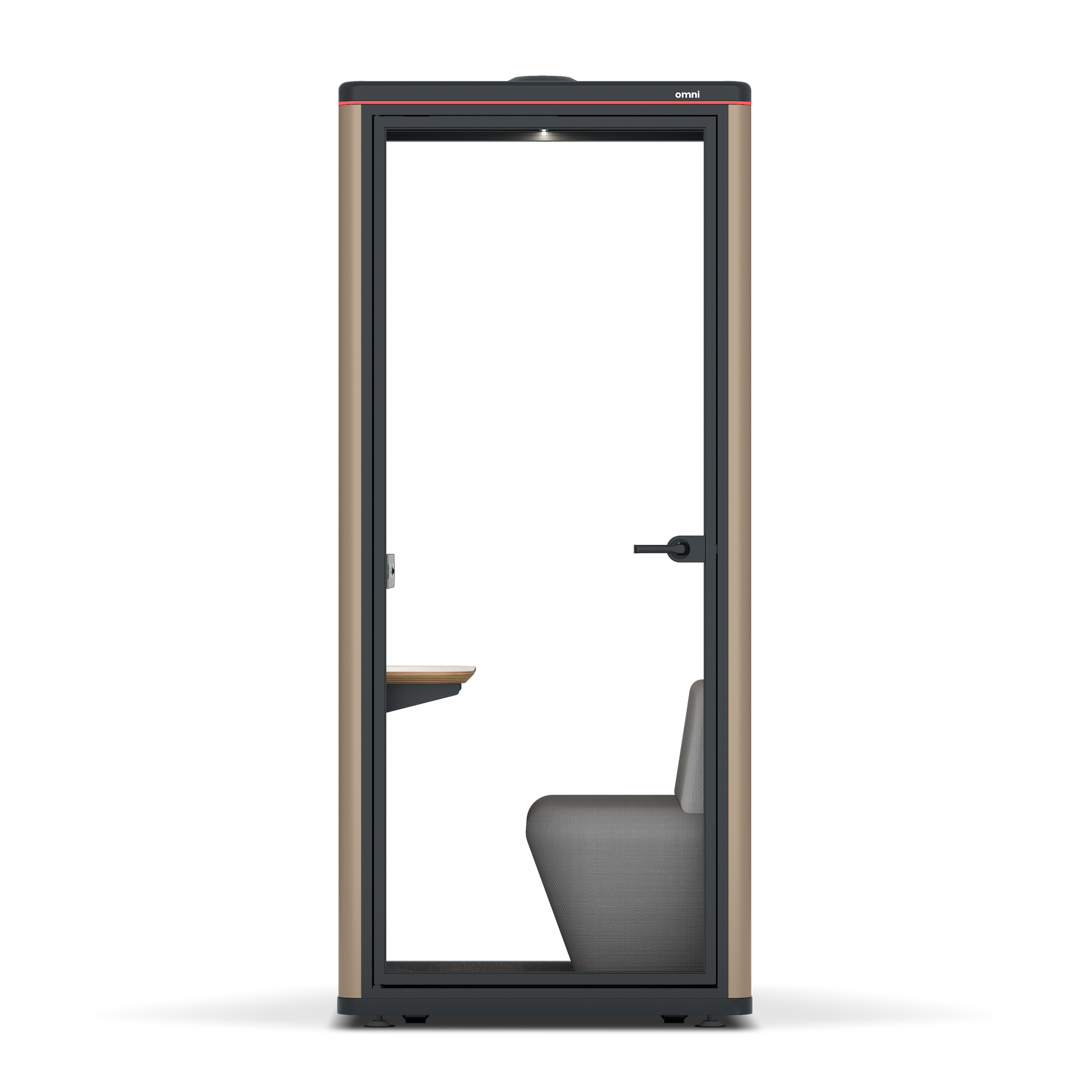 Omni OneCompact Sit-down / RAL Grey Beige / Dark Grey Pet Board