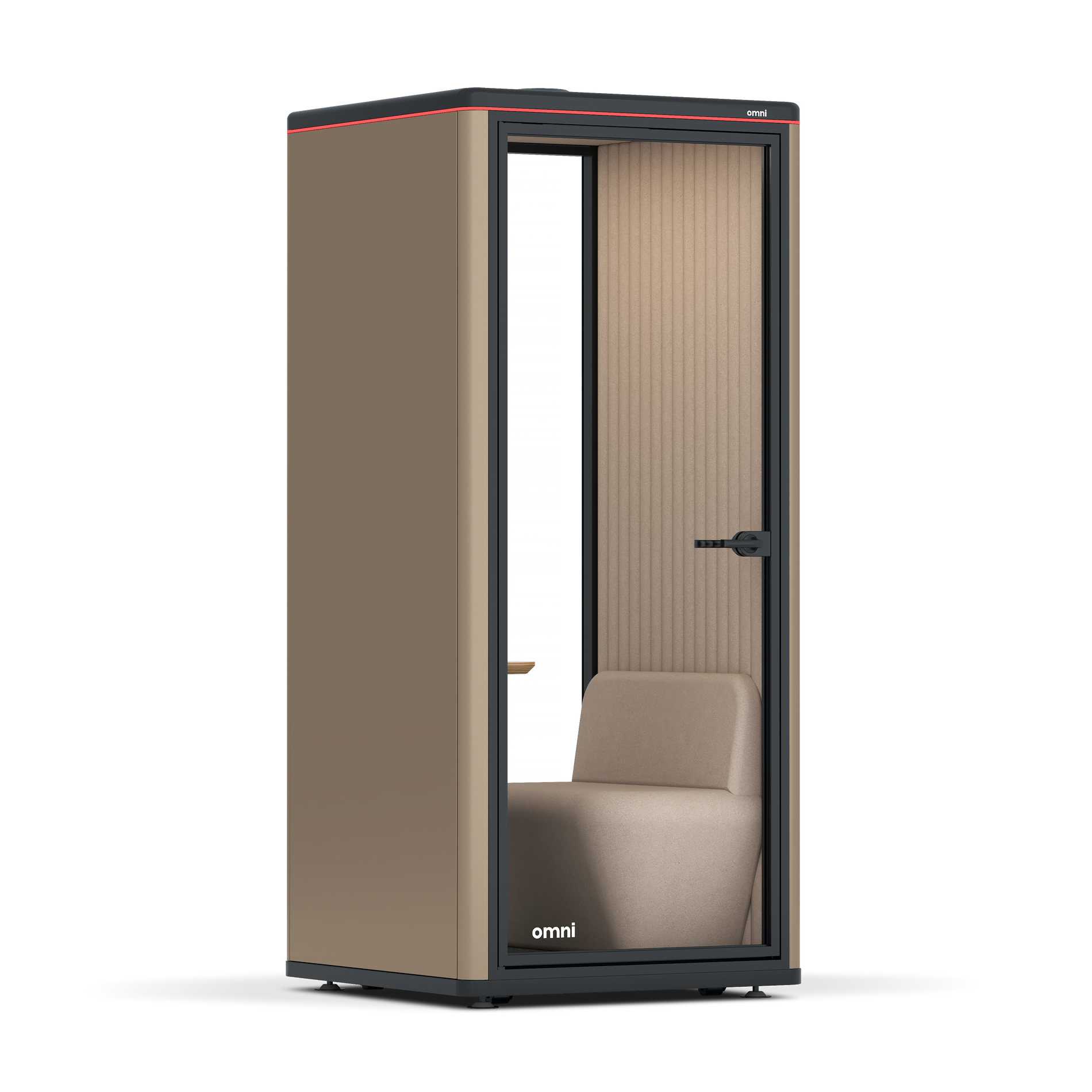 Omni OneCompact Sit-down / RAL Grey Beige / Beige Corrugated