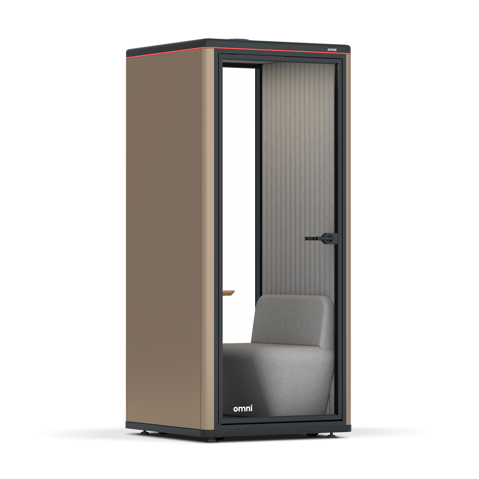 Omni OneCompact Sit-down / RAL Grey Beige / Grey Corrugated