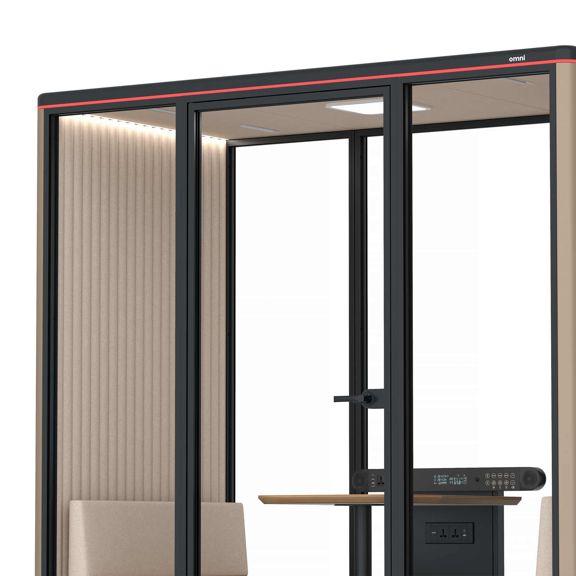 Omni DemiTable / RAL Grey Beige / #a18e7e