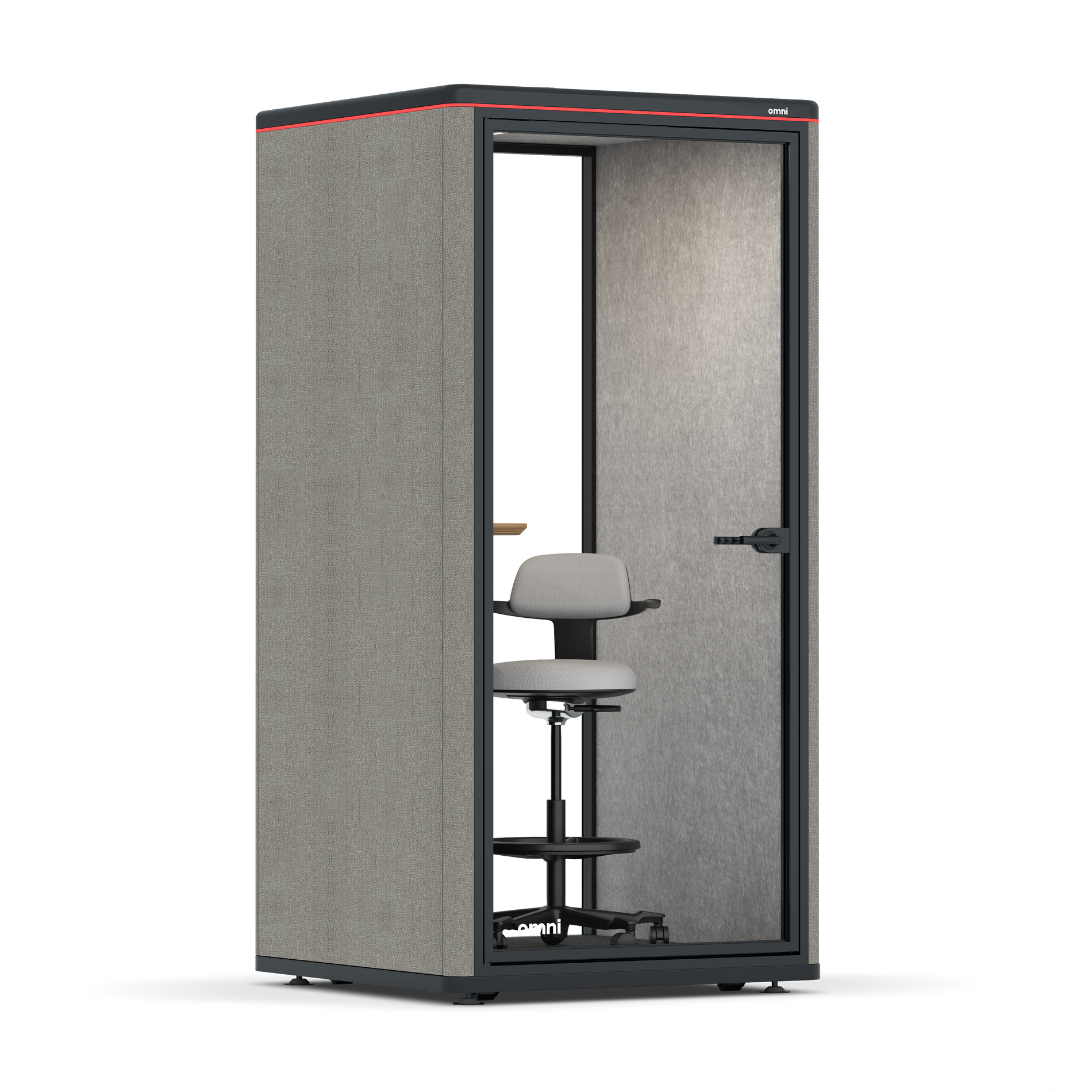 Omni One PlusStatic Device Shelf / Gabriel Medley Ocean Pebble / #a49f98