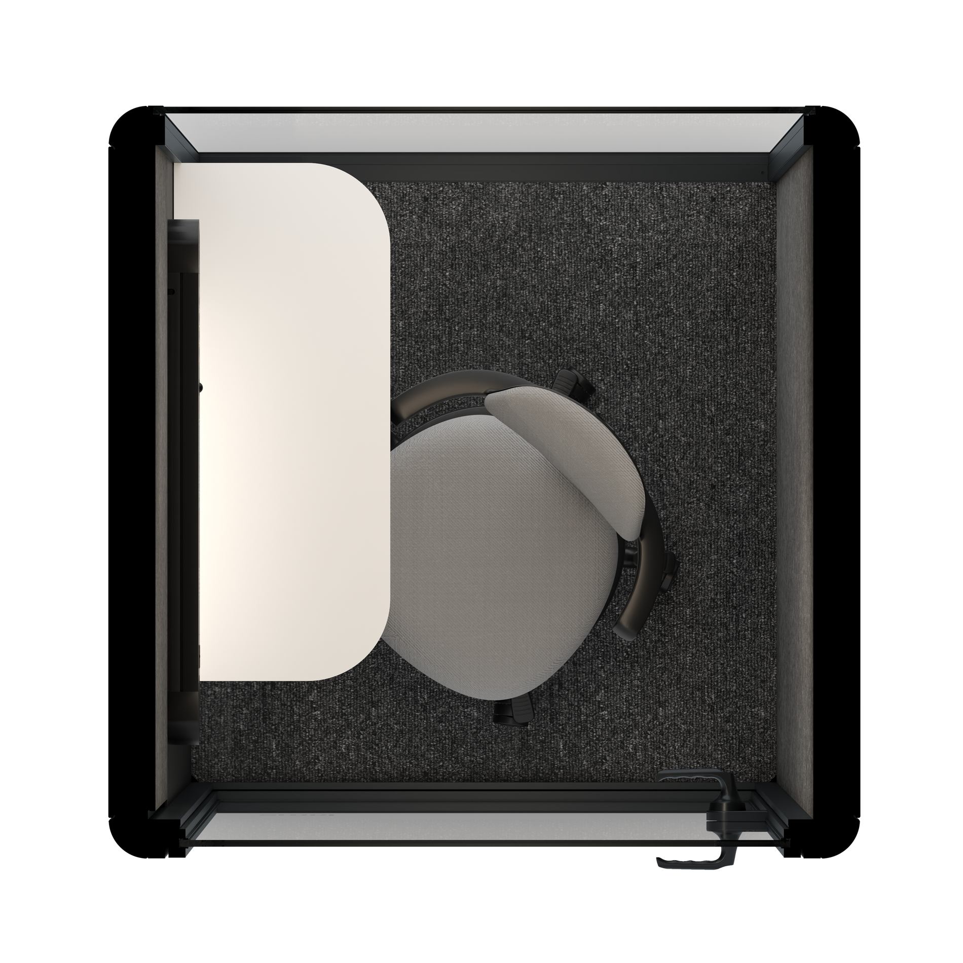 Omni One PlusStatic Device Shelf / Gabriel Medley Ocean Pebble / #615f5d