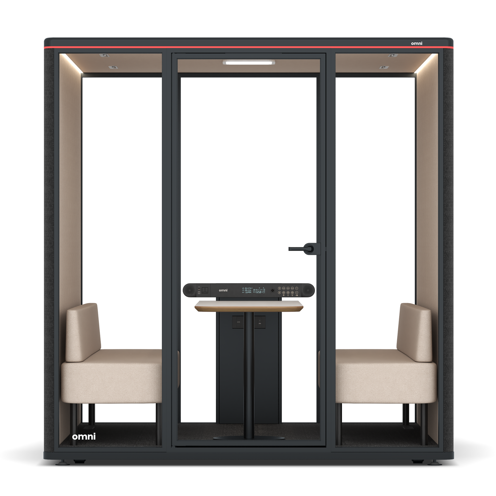 Omni SixSofa / Gabriel Medley Black / #a18e7e