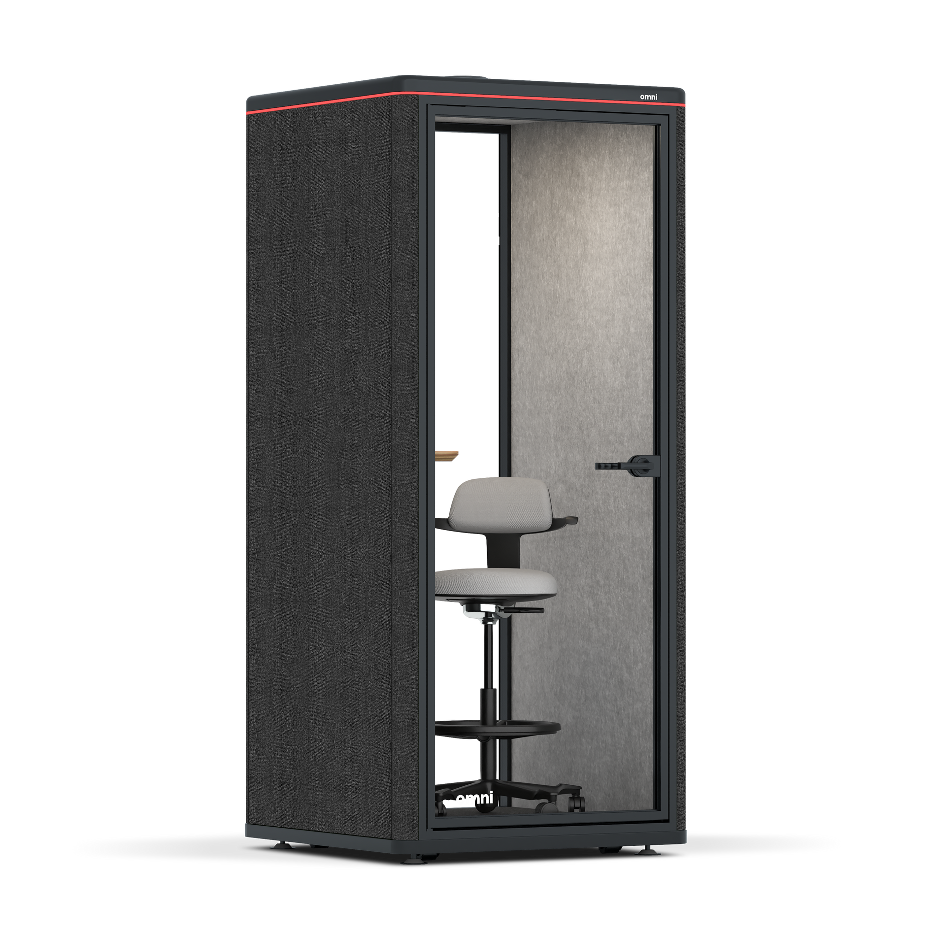 Omni OneStatic Device Shelf / Gabriel Medley Black / #6d6c69