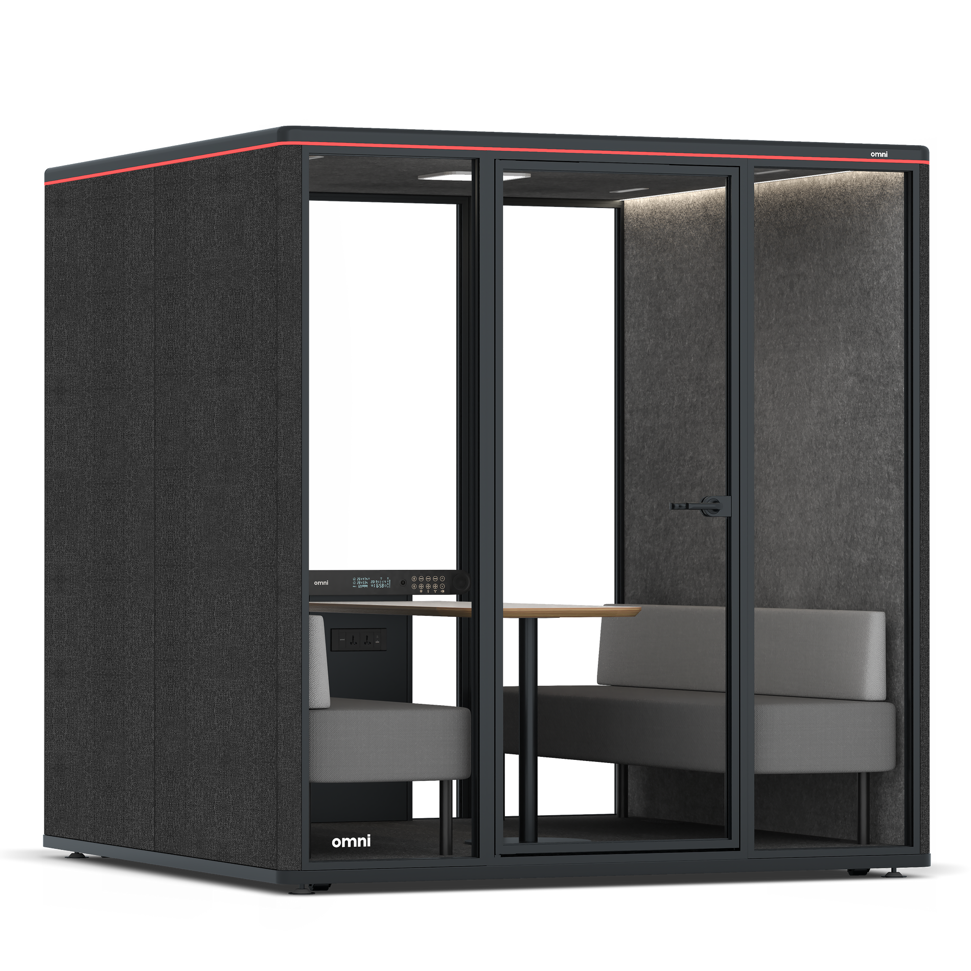 Omni SixSofa / Gabriel Medley Black / #615f5d