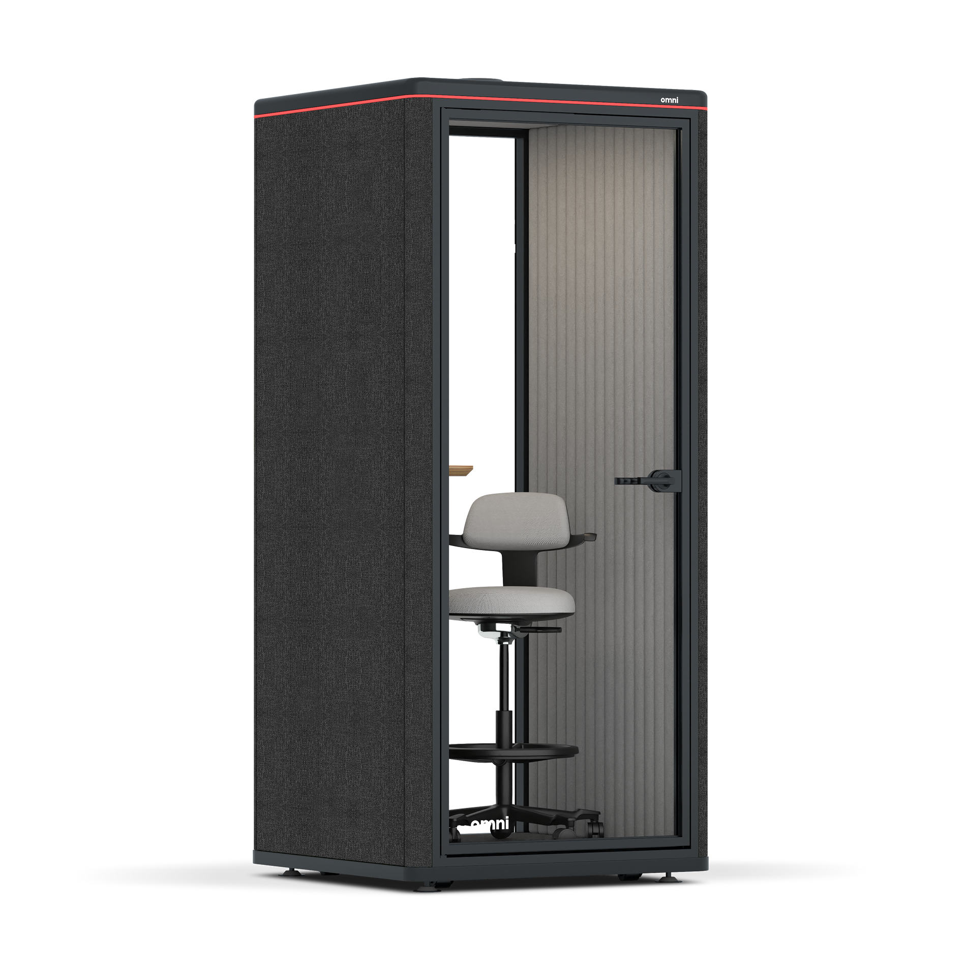 Omni OneStatic Device Shelf / Gabriel Medley Black / #a49f98