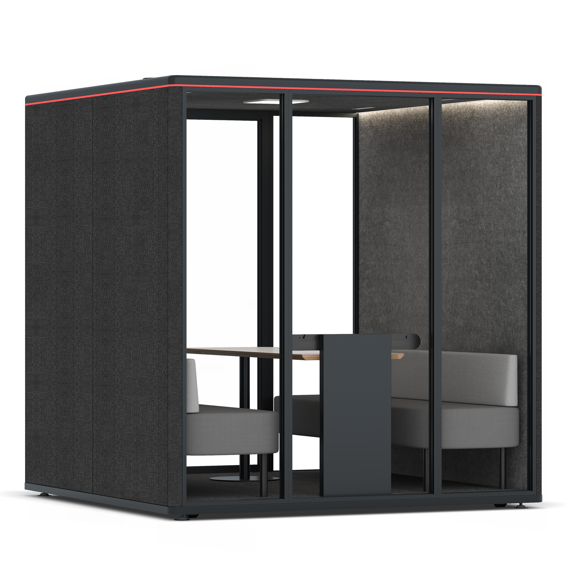Omni SixSofa / Gabriel Medley Black / #615f5d