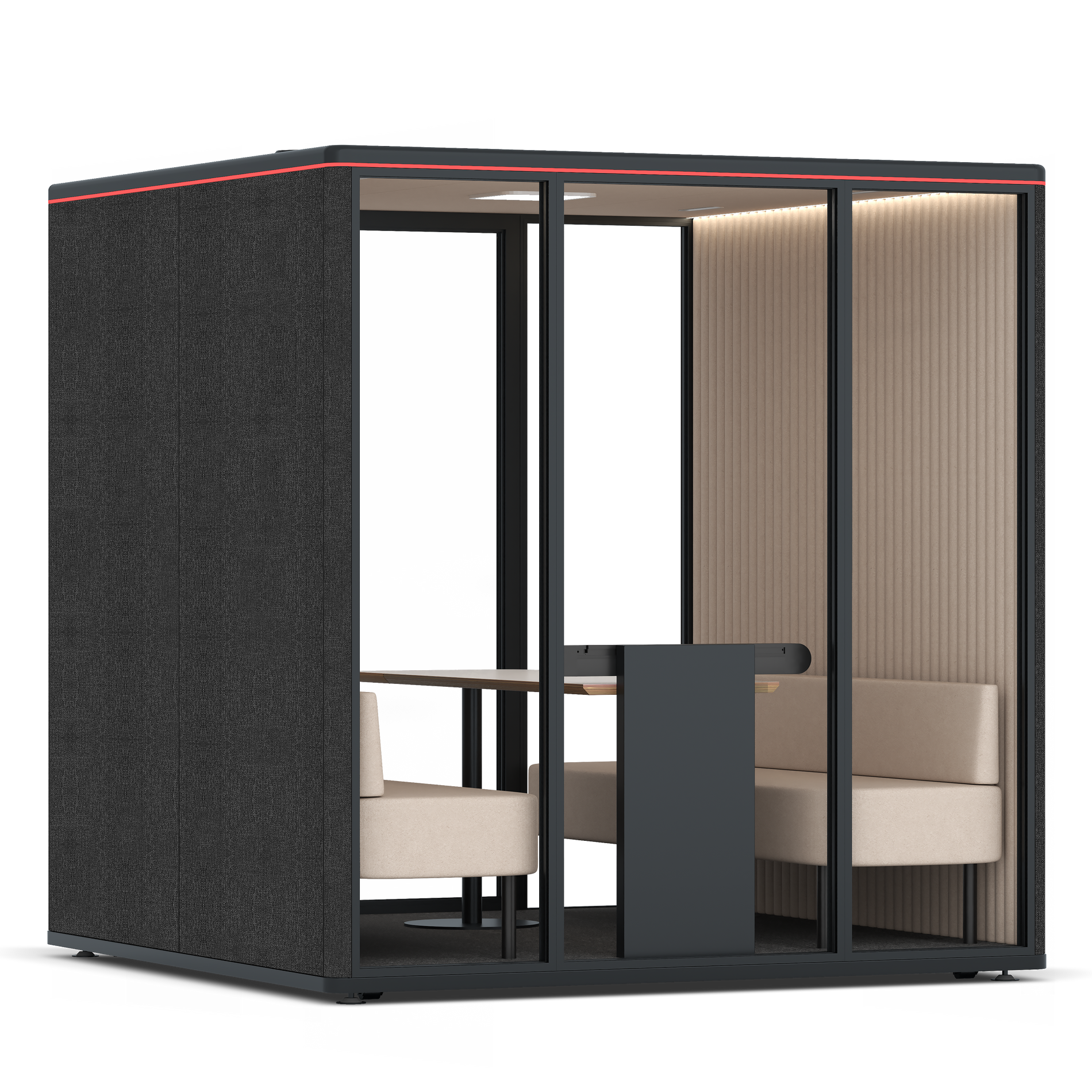 Omni SixSofa / Gabriel Medley Black / #a18e7e