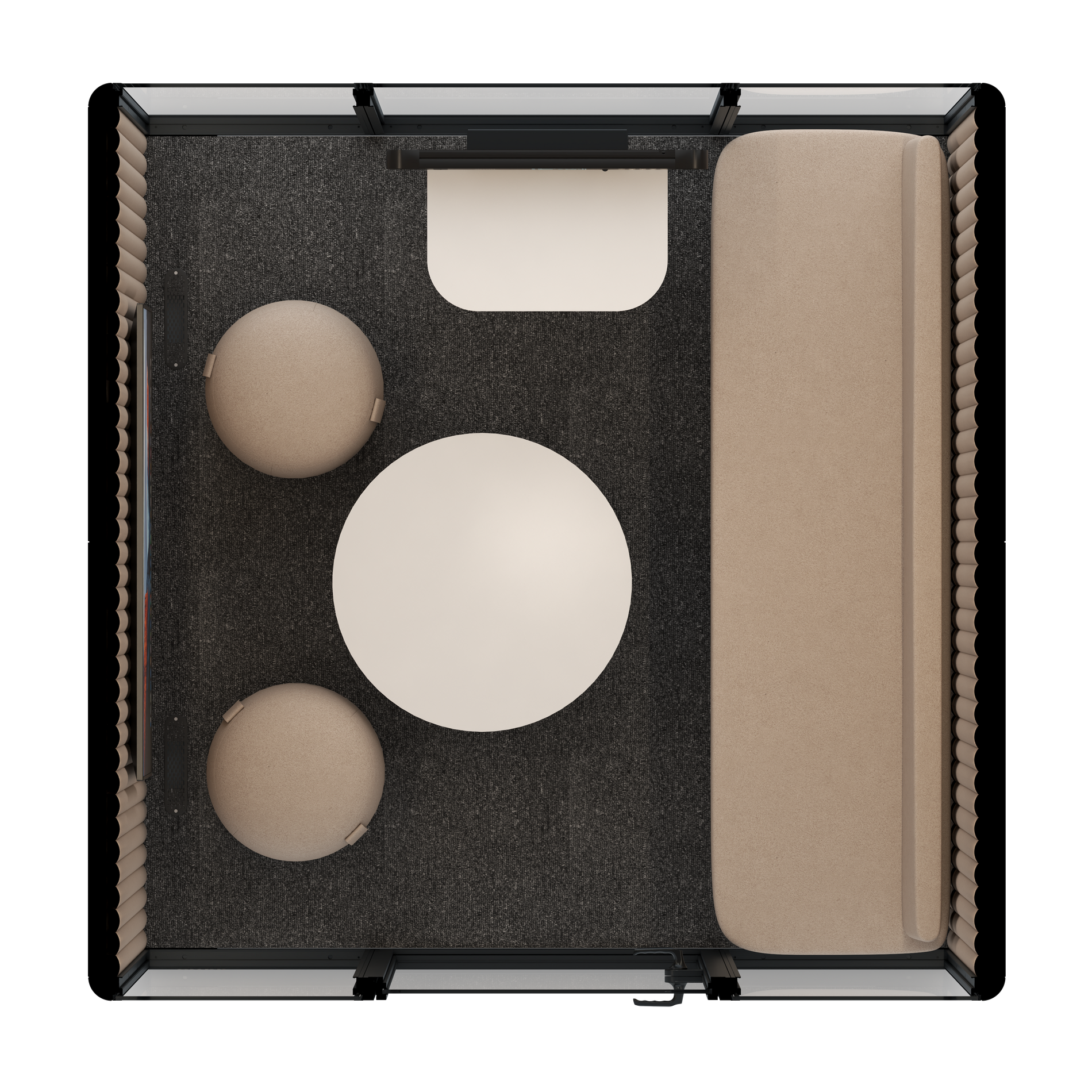 Omni SixLounge / Gabriel Medley Black / #a18e7e