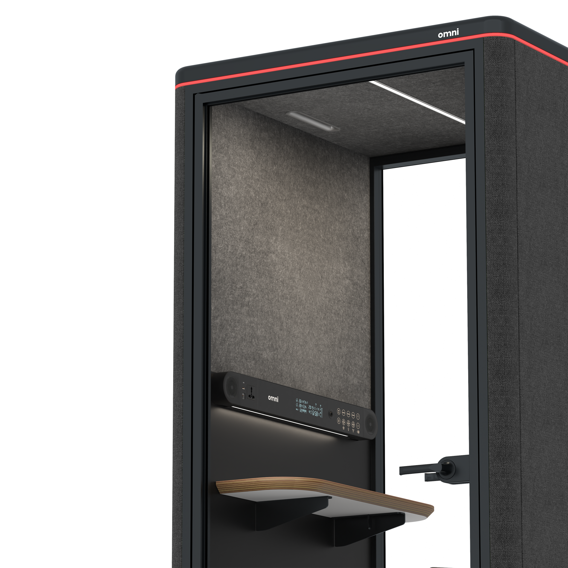 Omni OneStatic Device Shelf / Gabriel Medley Black / #615f5d