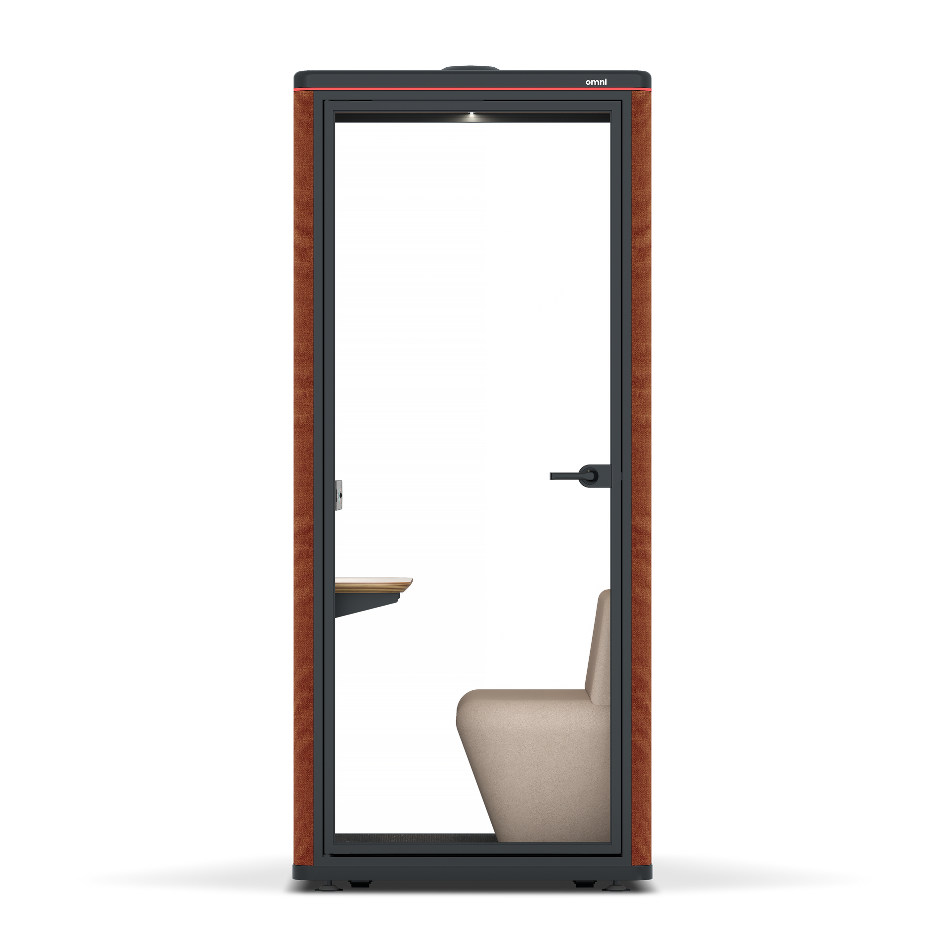 Omni OneCompact Sit-down / Bloody Orange / Beige Corrugated