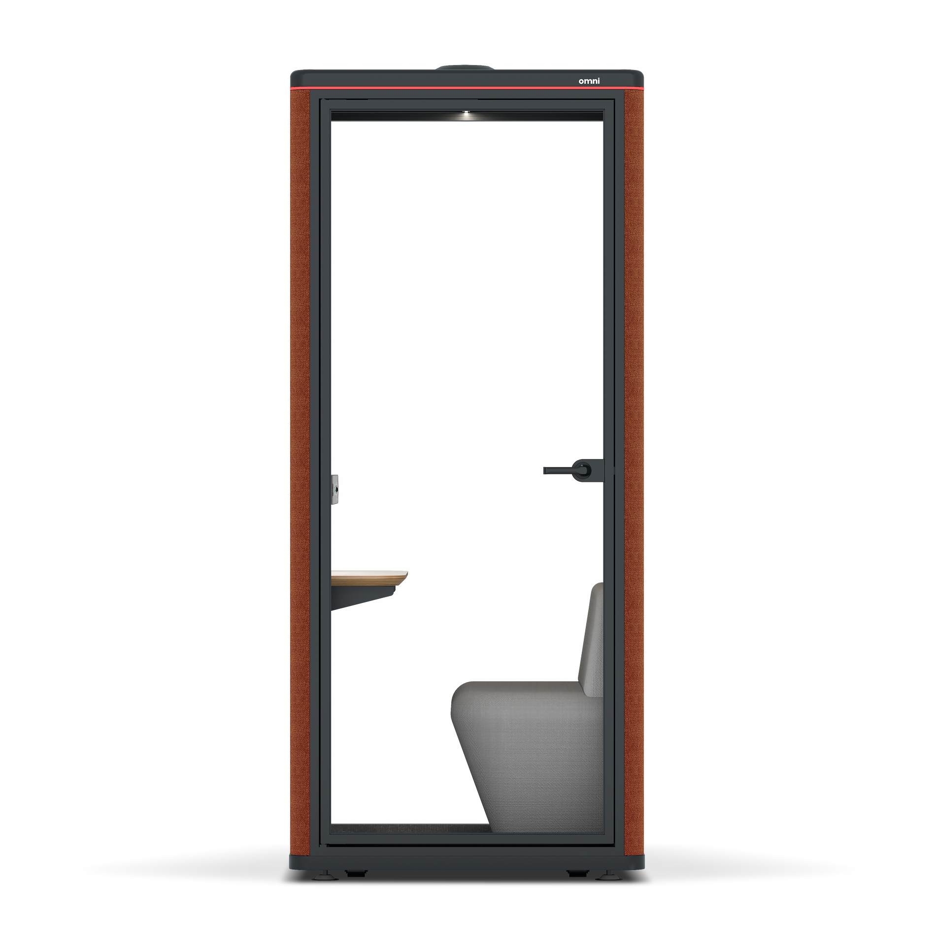 Omni OneCompact Sit-down / Bloody Orange / Dark Grey Pet Board