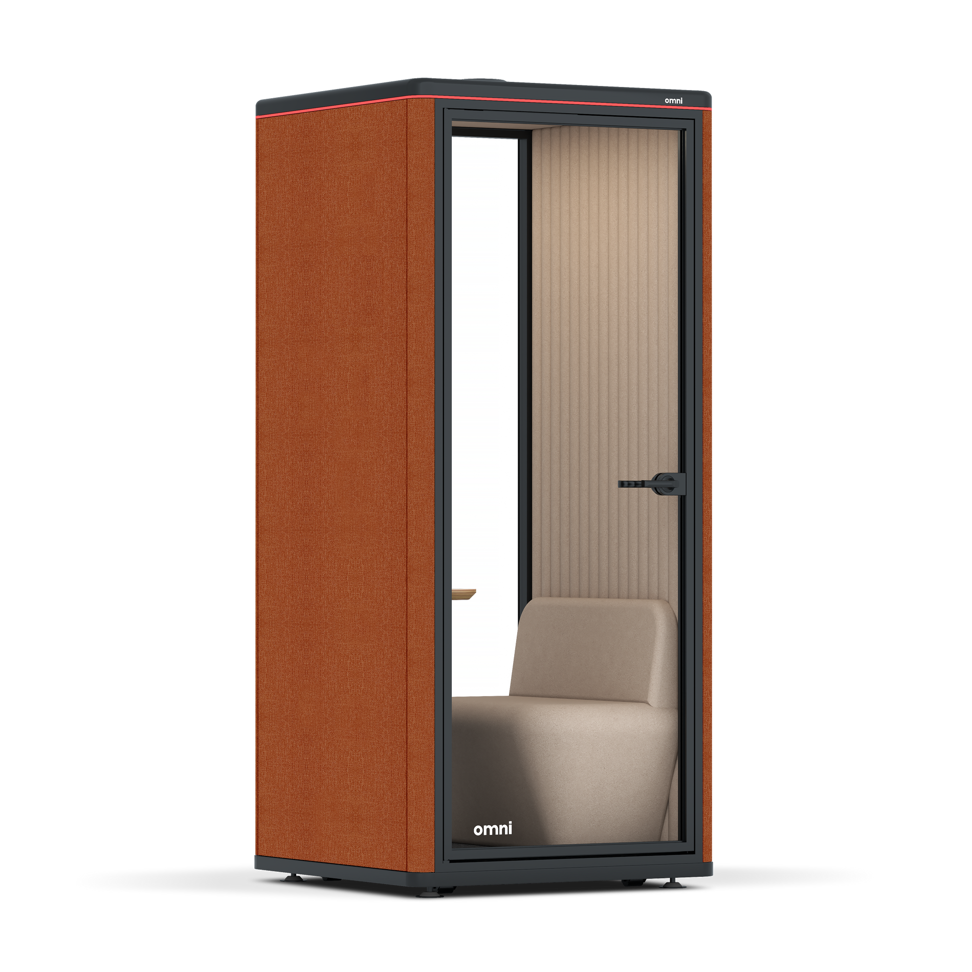 Omni OneCompact Sit-down / Bloody Orange / Beige Corrugated
