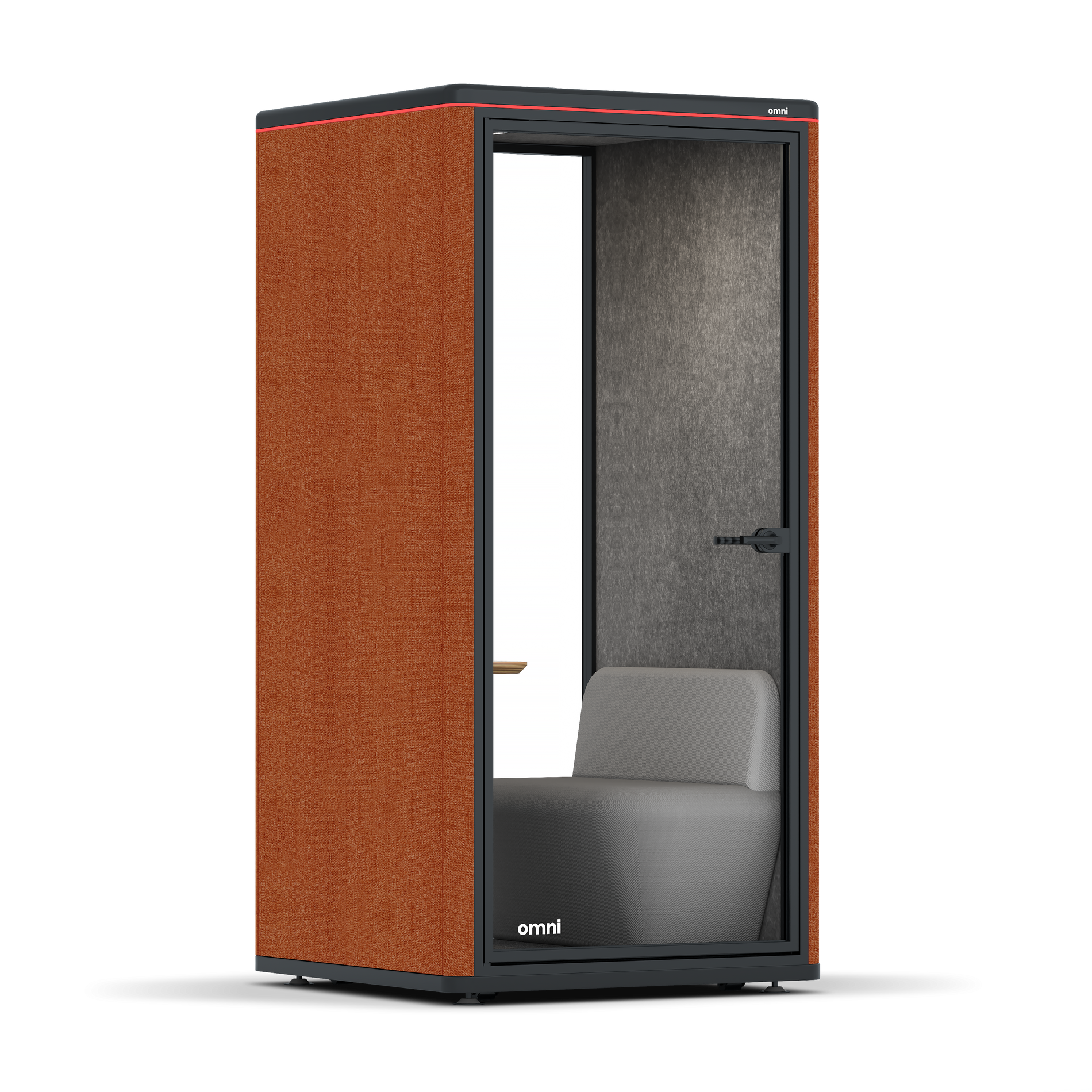 Omni One PlusPlus Sit-down / Bloody Orange / Dark Grey Pet Board