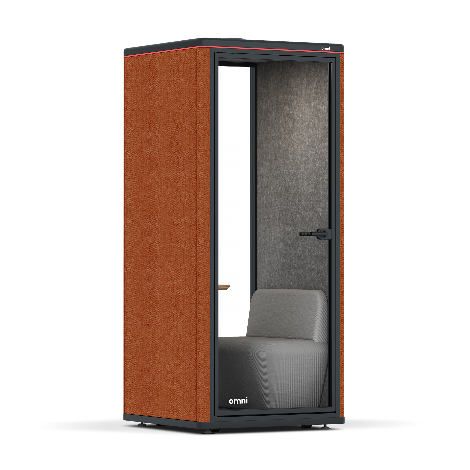 Omni OneCompact Sit-down / Bloody Orange / Dark Grey Pet Board