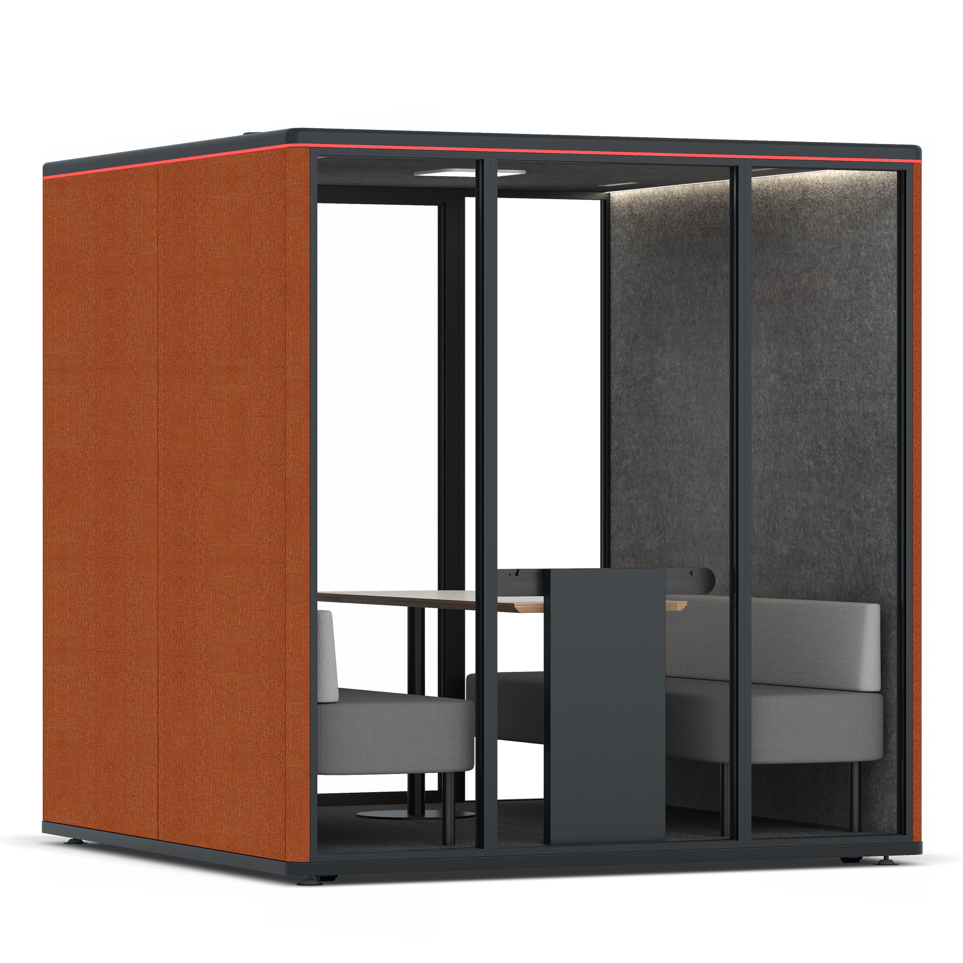 Omni SixSofa / Bloody Orange / #615f5d