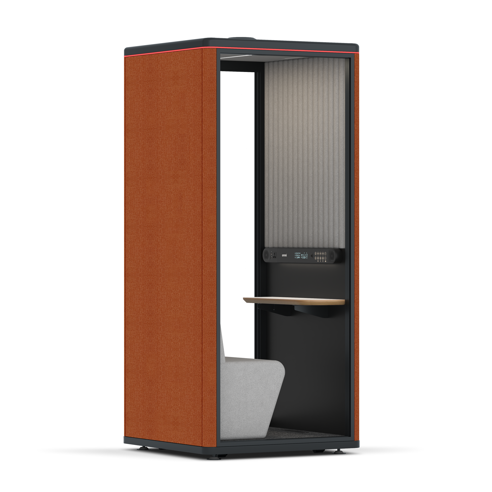 Omni OneCompact Sit-down / Bloody Orange / Grey Corrugated