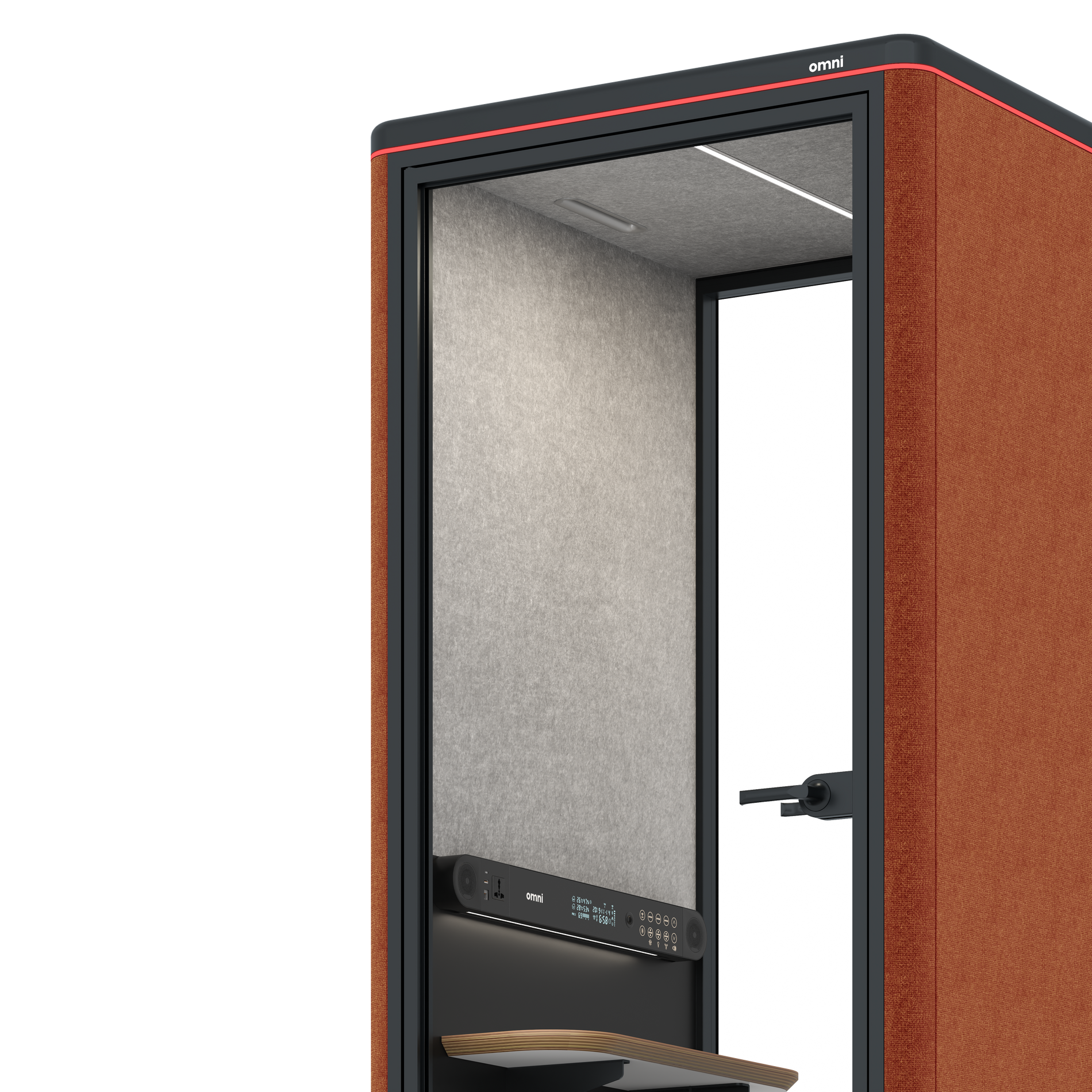 Omni OneCompact Sit-down / Bloody Orange / Light Grey Pet Board
