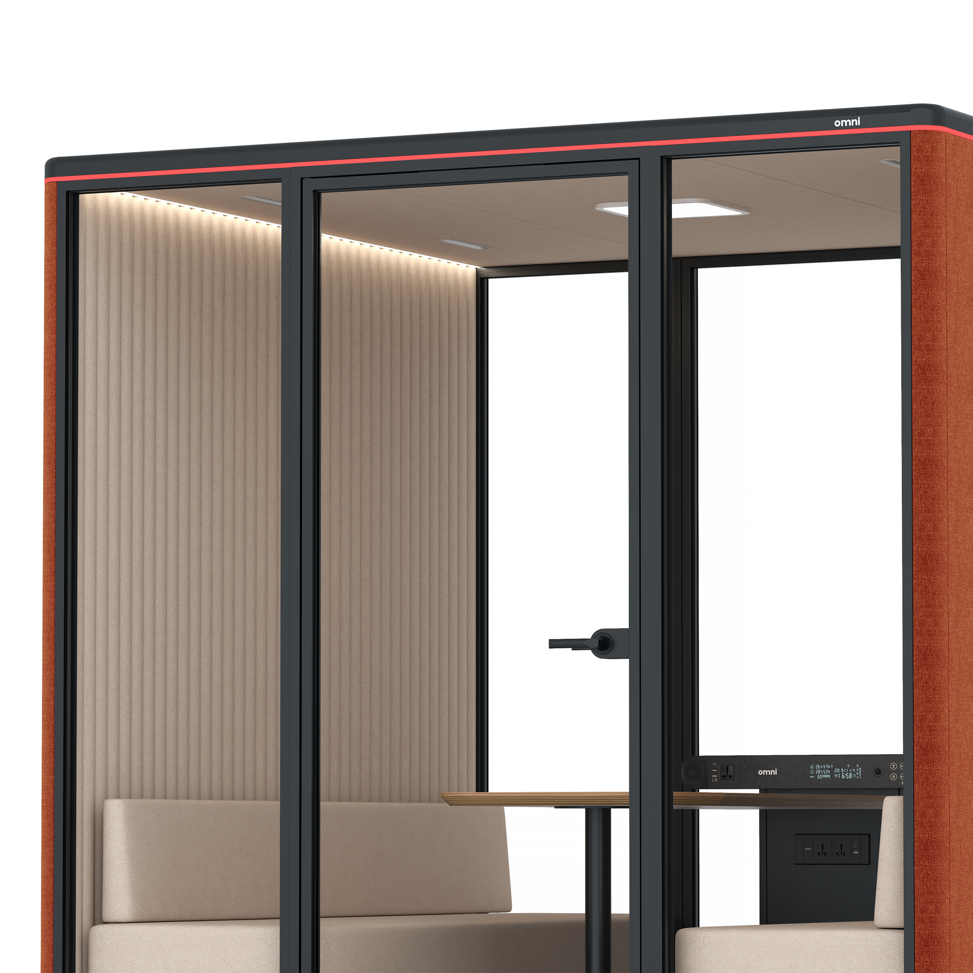 Omni SixSofa / Bloody Orange / #a18e7e
