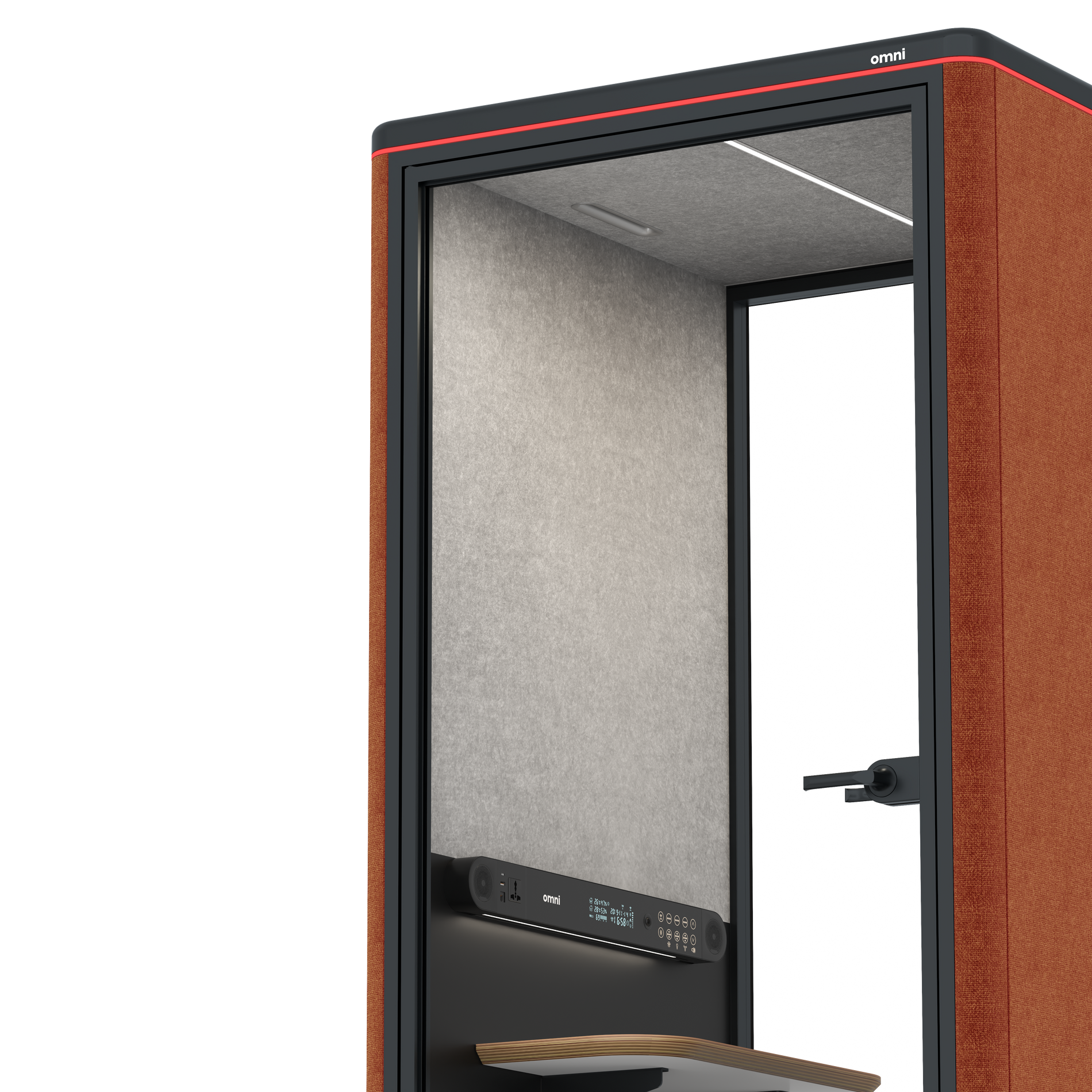Omni One PlusPlus Sit-down / Bloody Orange / Light Grey Pet Board