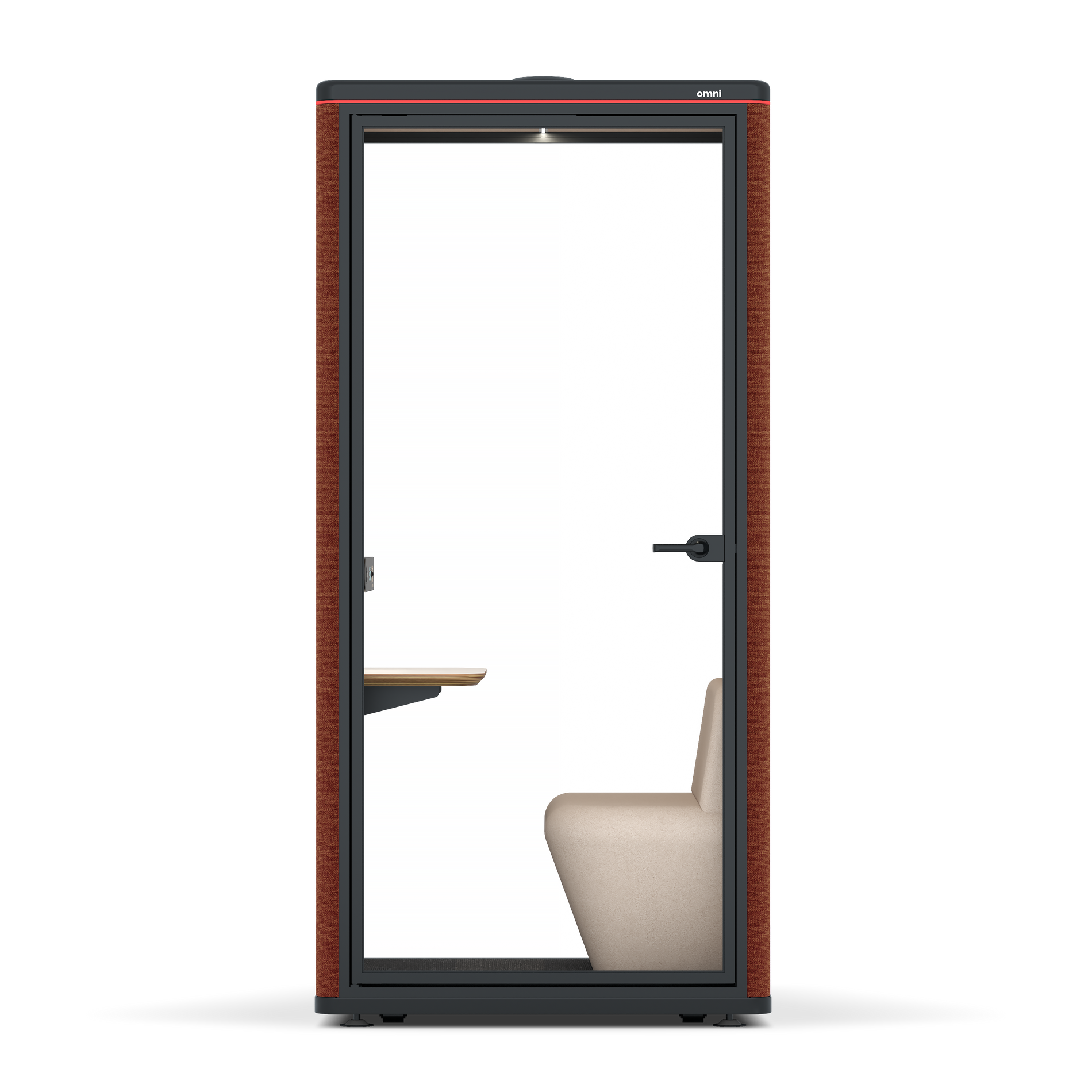 Omni One PlusPlus Sit-down / Gabriel Medley Deep Rouge / Beige Corrugated