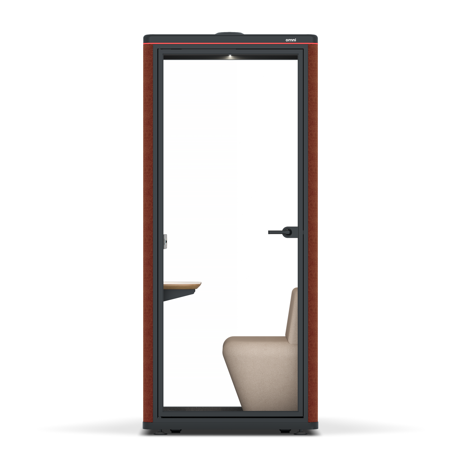 Omni OneCompact Sit-down / Gabriel Medley Deep Rouge / Beige Corrugated